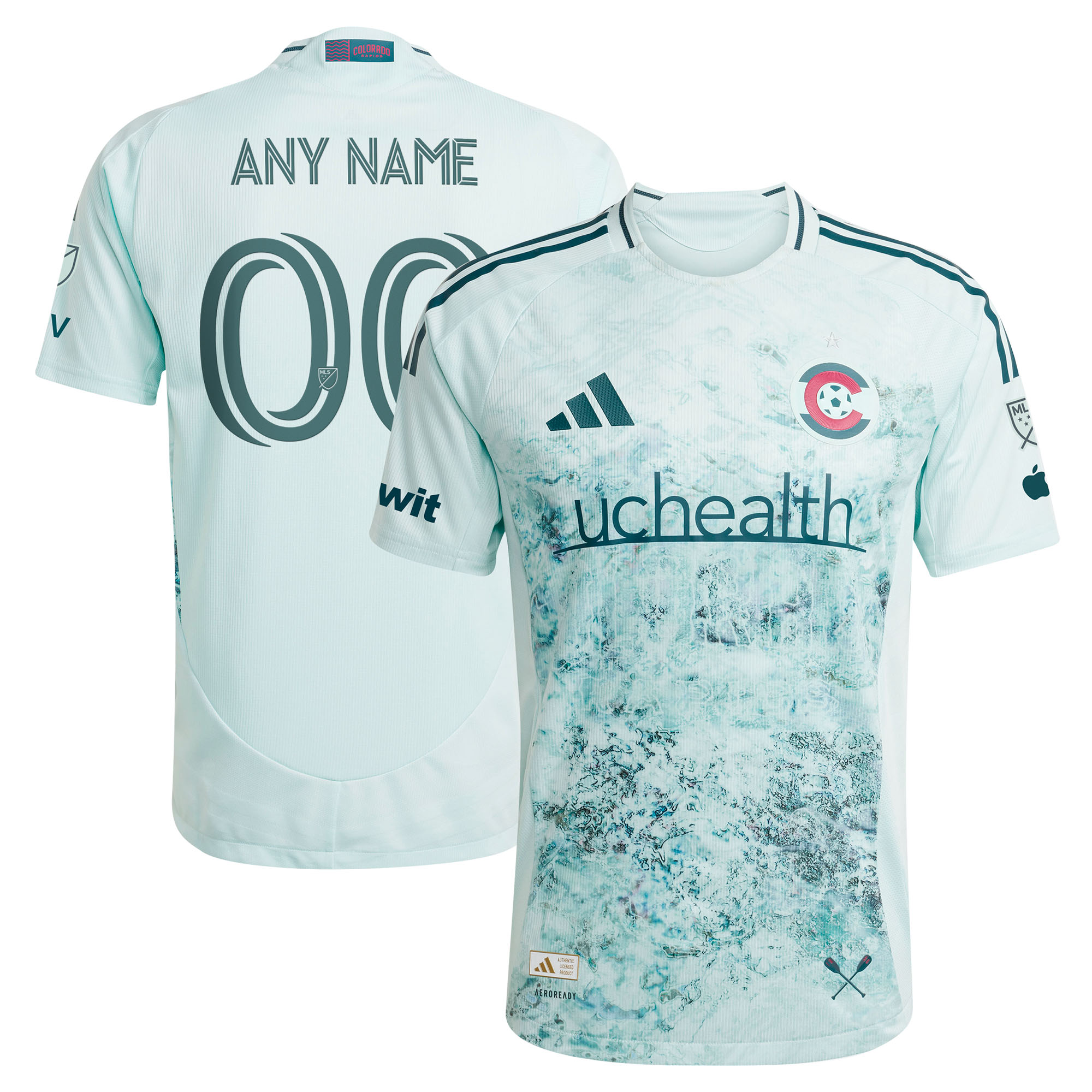 Colorado Rapids 2025/26 On-Field Headwaters Custom Jersey - Green