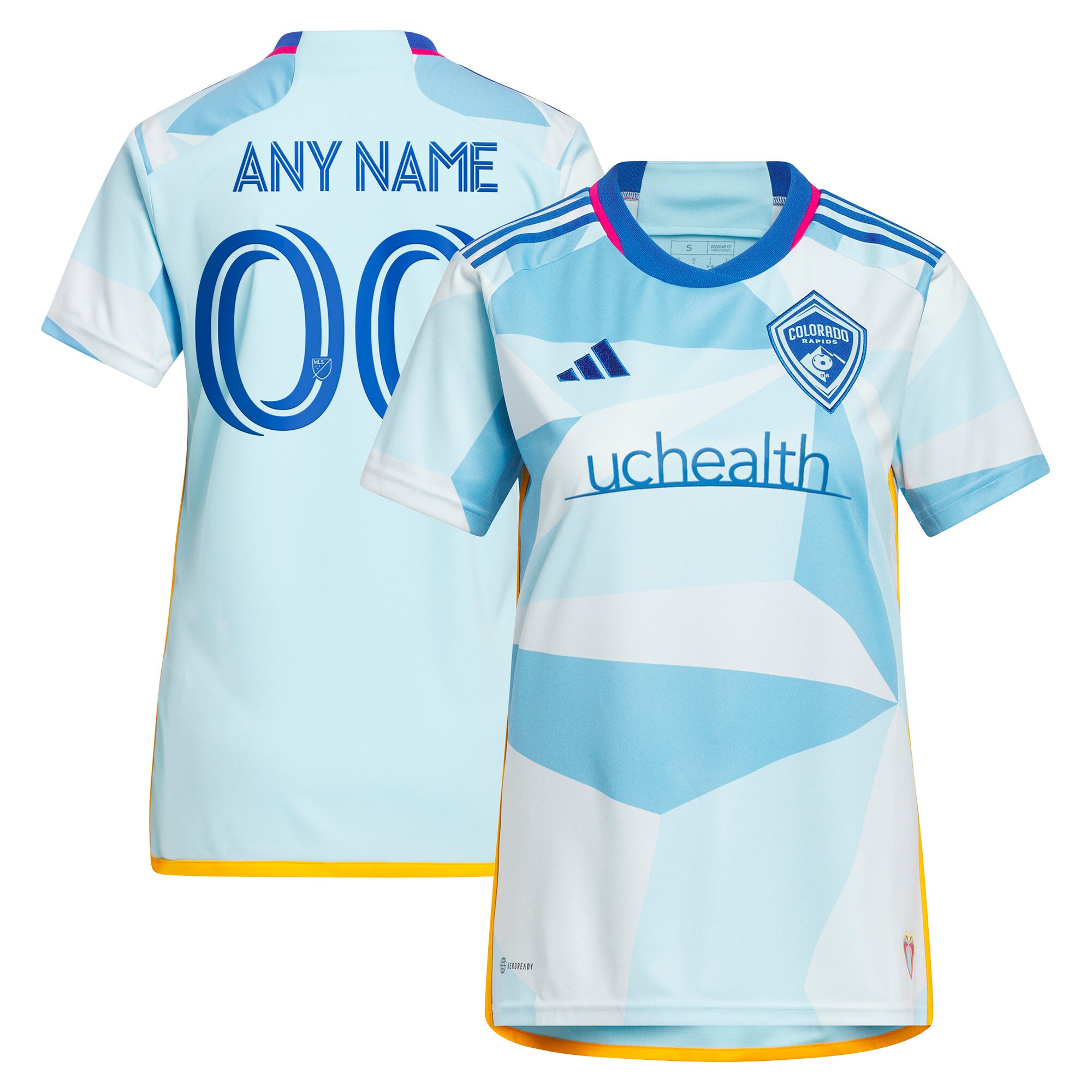 Colorado Rapids Women's 2023 New Day Kit Custom Jersey - Light Blue