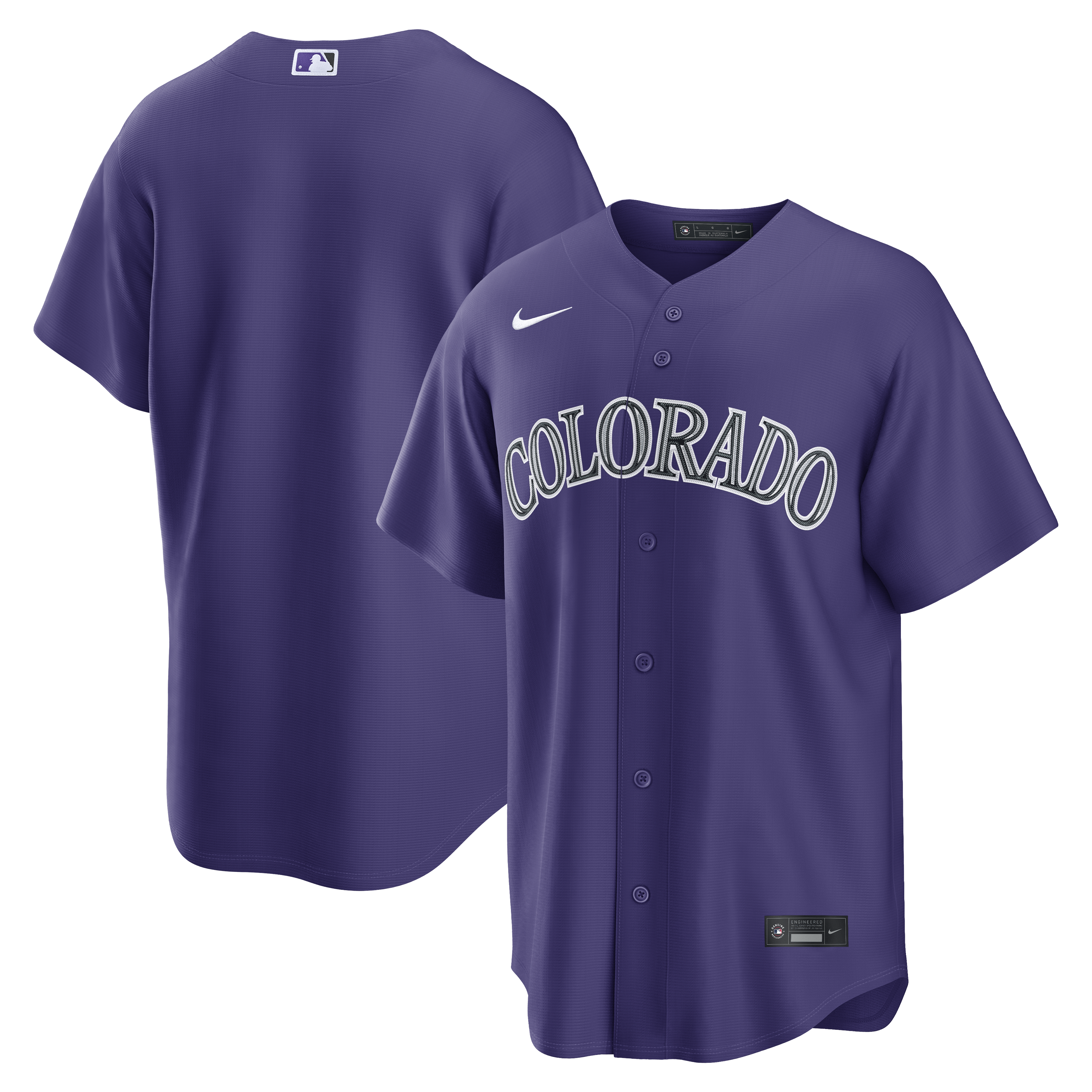 Colorado Rockies Alternate Jersey - Purple