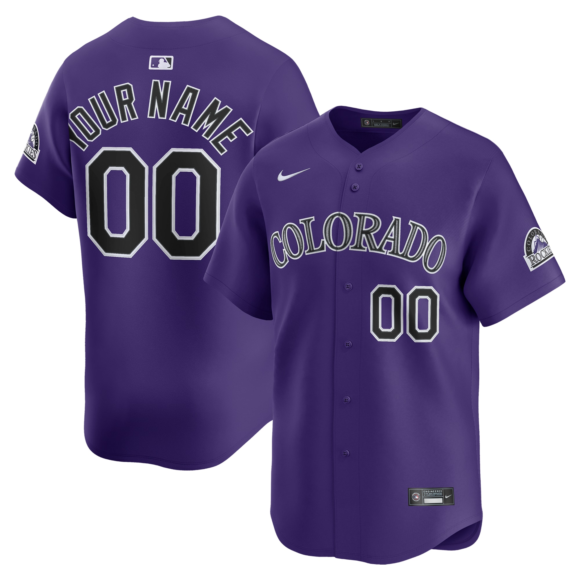 Colorado Rockies Alternate Limited Custom Jersey