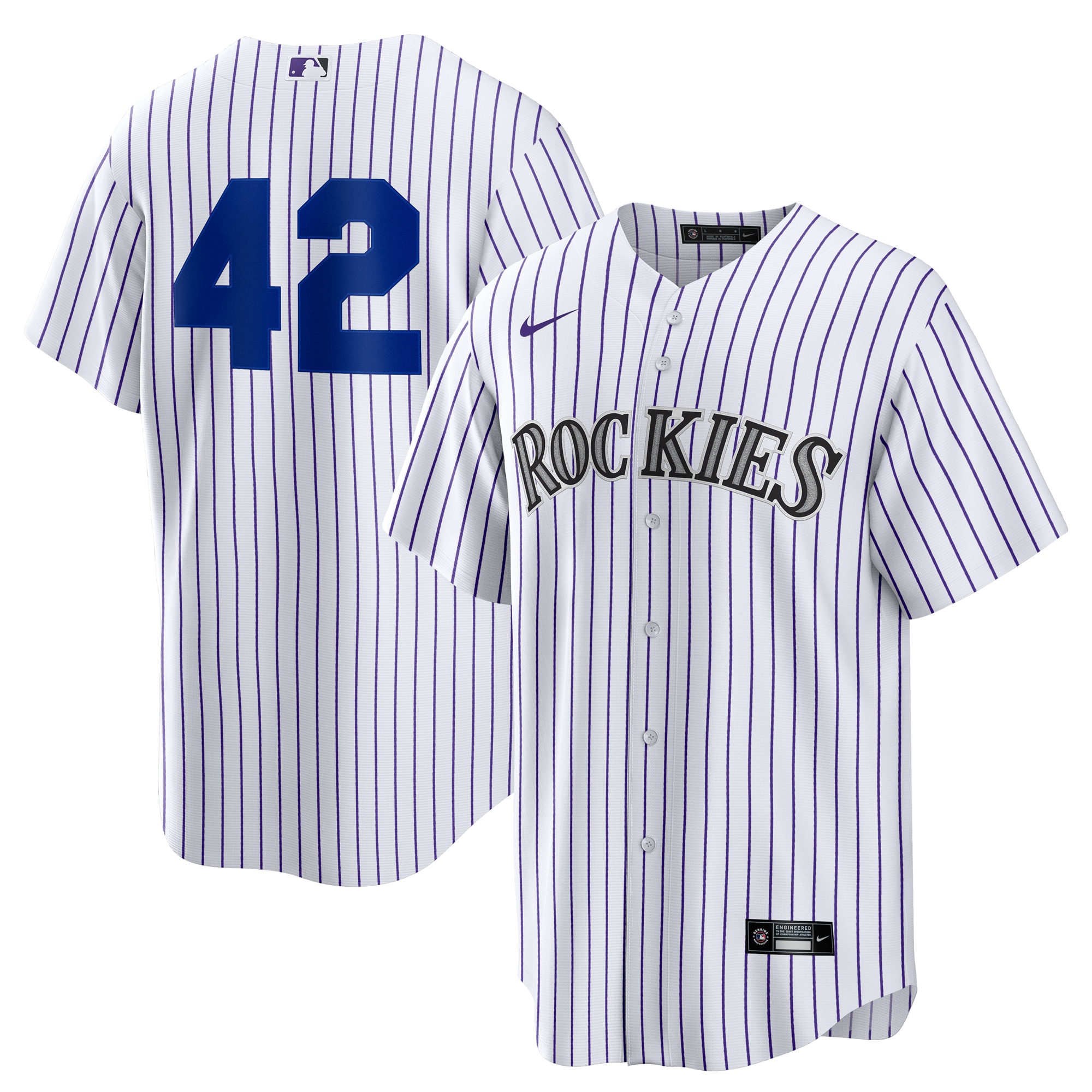 Colorado Rockies Home 2025 Jackie Robinson Day Jersey - White