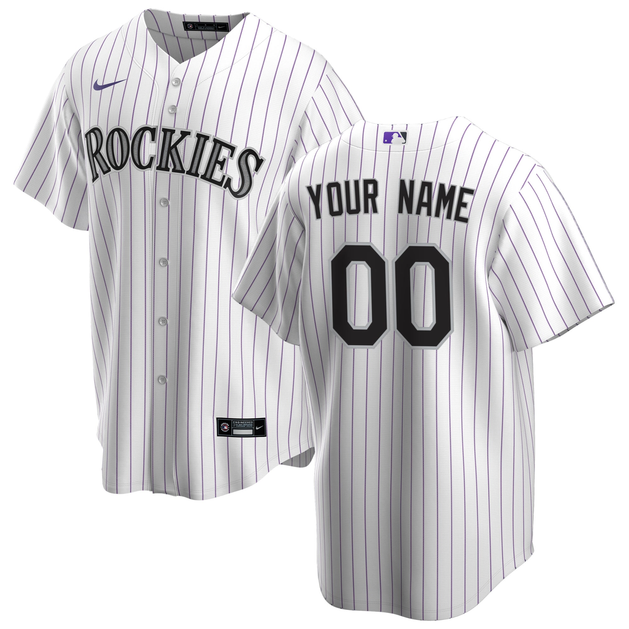 Colorado Rockies Home Custom Jersey