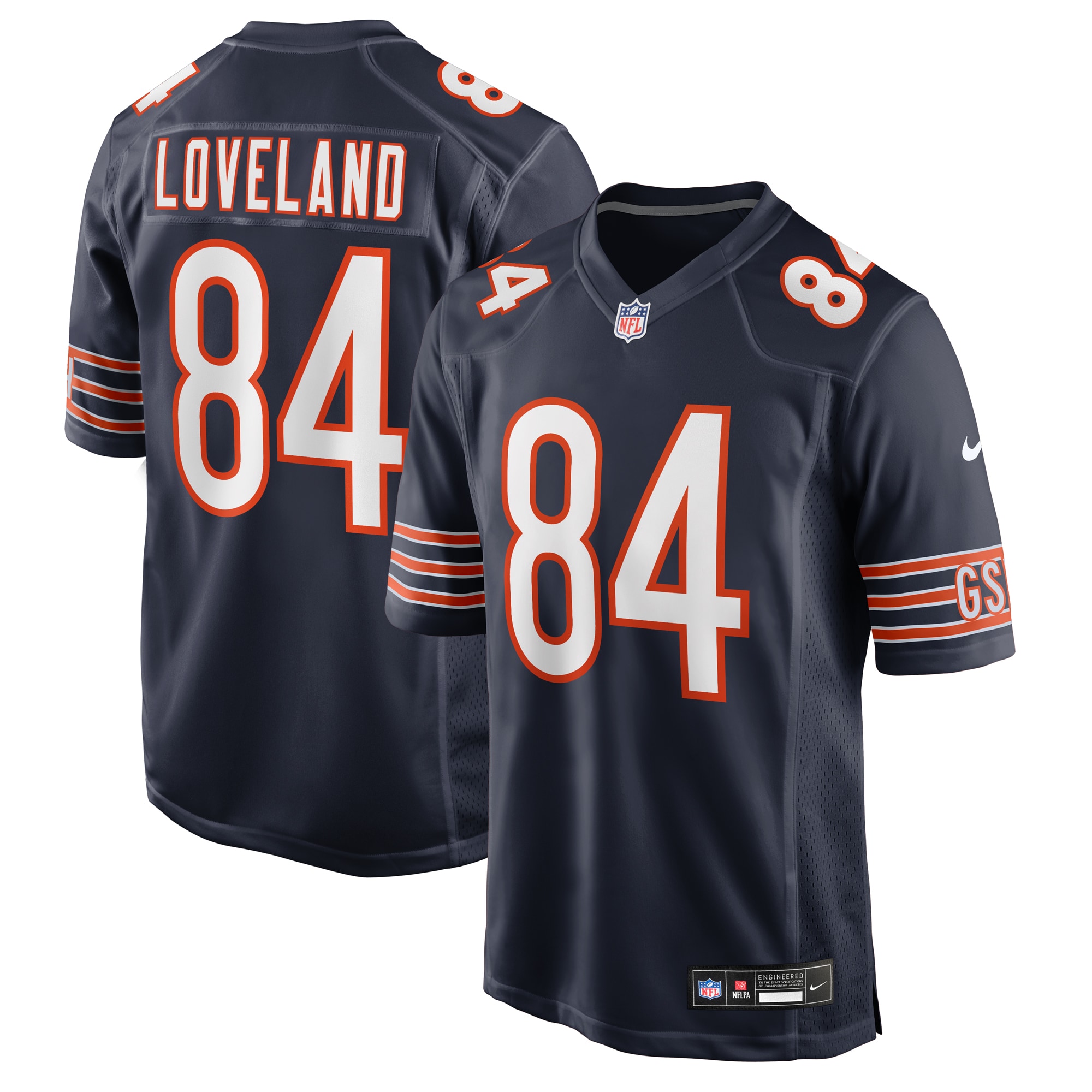 Colston Loveland Chicago Bears Team Game Jersey - Navy