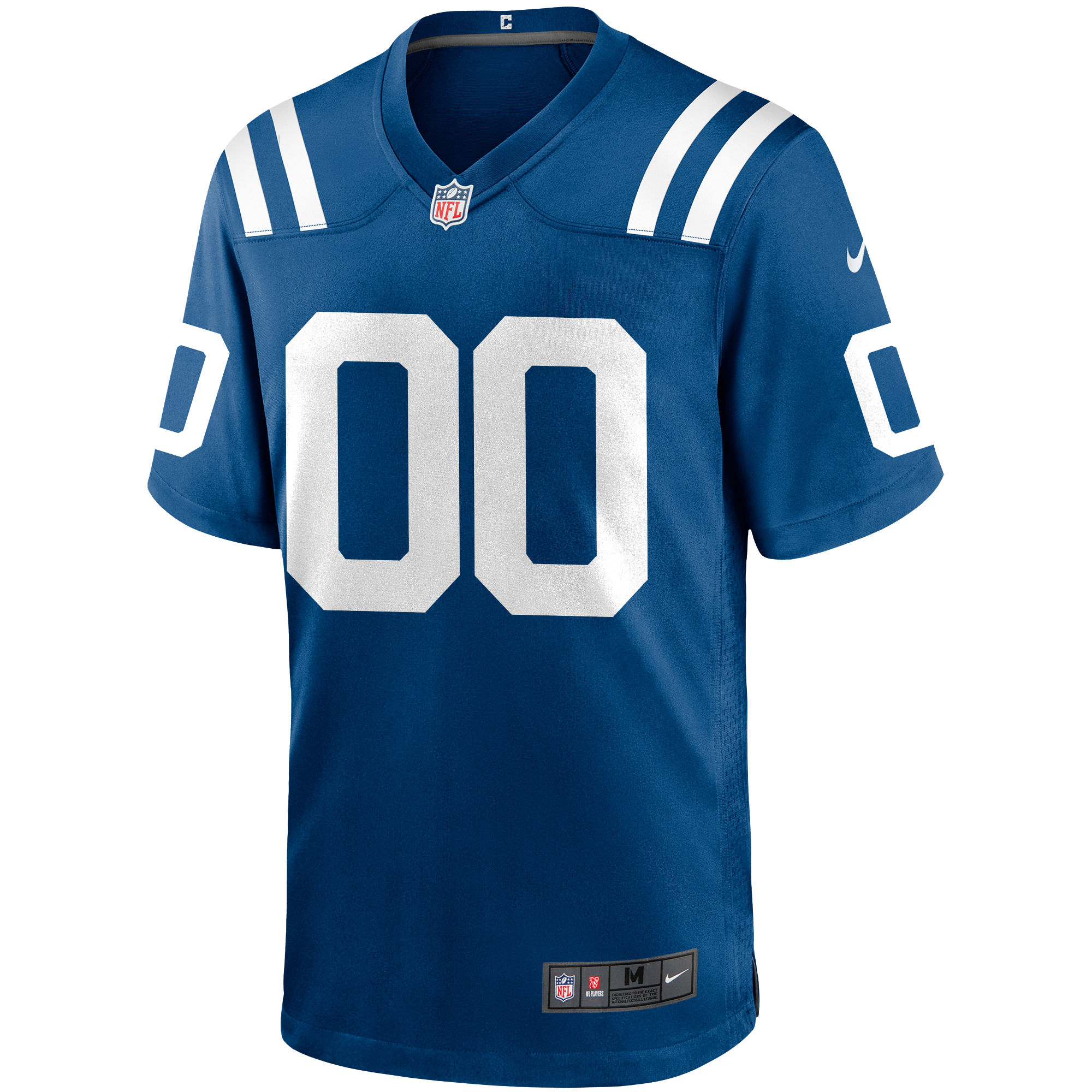 Alternative view of Colts Blue Custom Jersey nike personalize - Nike Colts Blue Custom