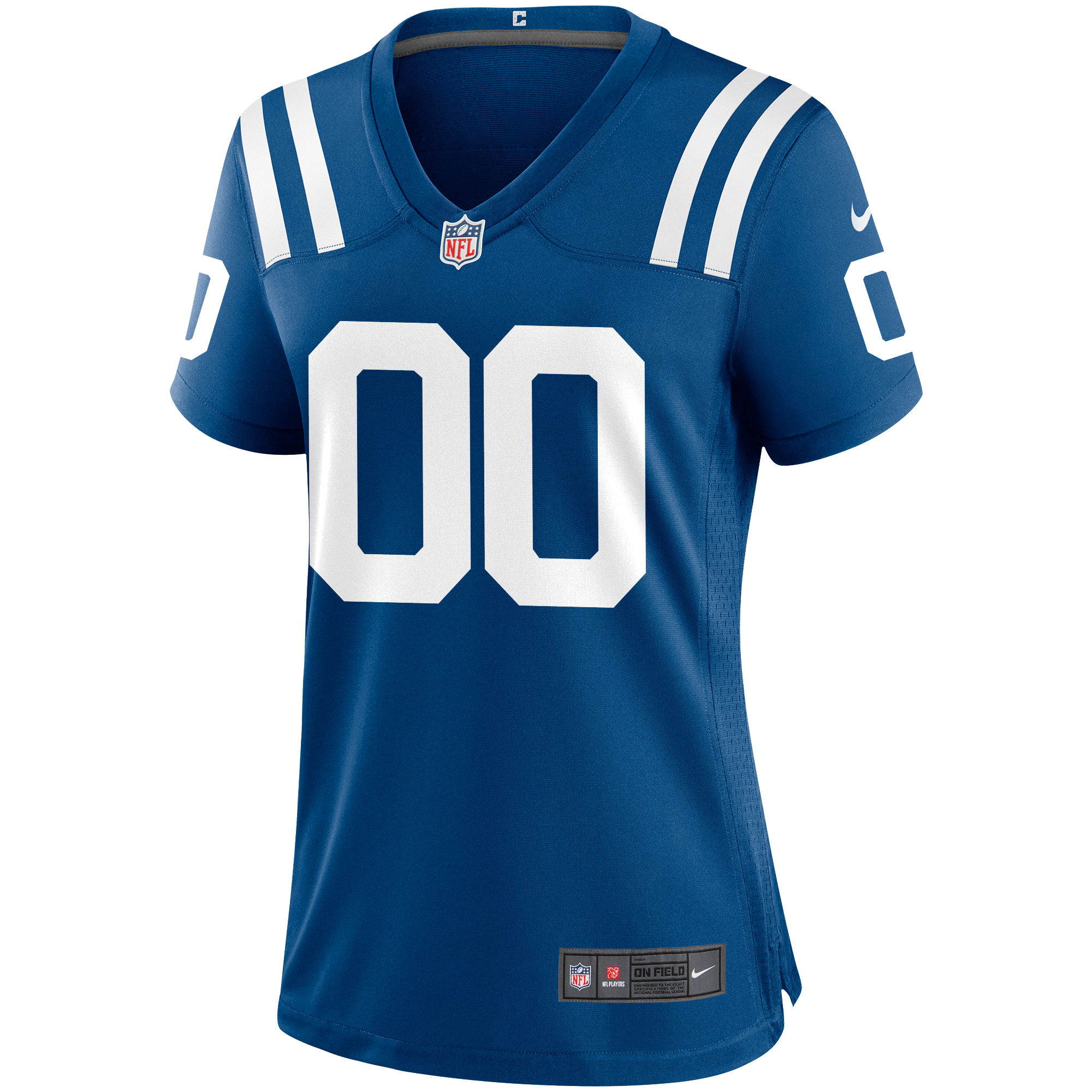 Alternative view of Colts Royal Blue Custom Jersey nike - Nike Colts Royal Blue Custom