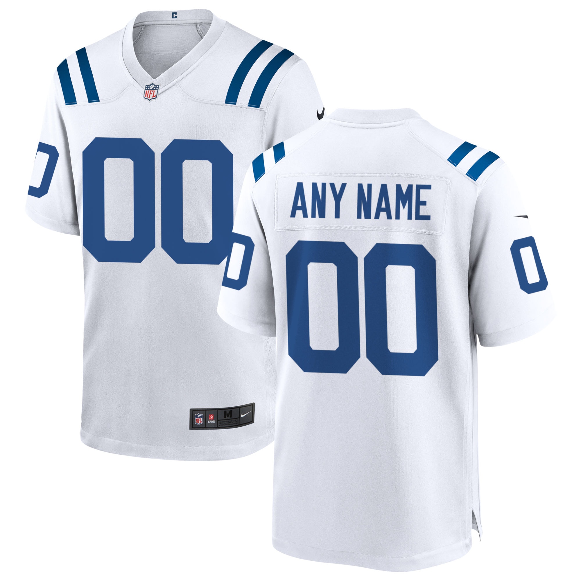 Colts White Custom Jersey nike - Nike Colts White Custom Jersey