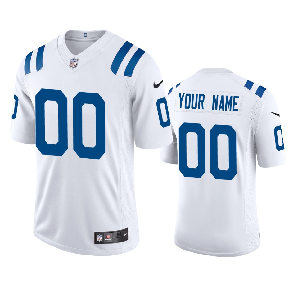 Colts White Custom Jersey - Nike - Personalized NFL Gear
