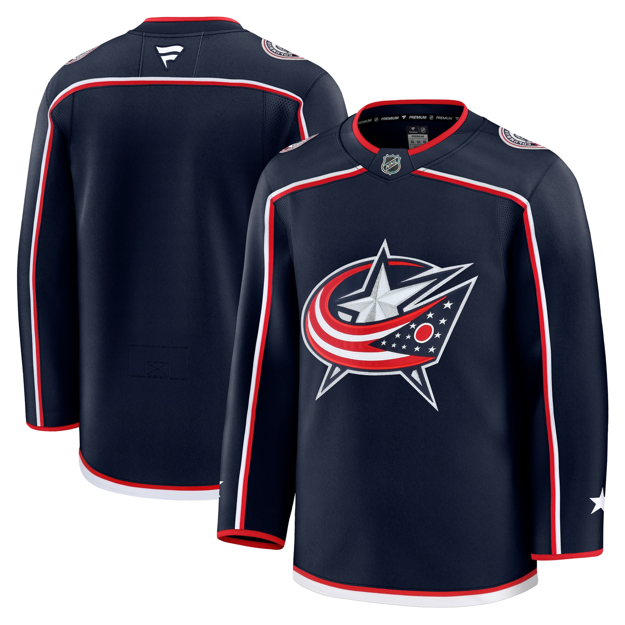 Columbus Blue Jackets Fanatics Home Premium Jersey - Navy