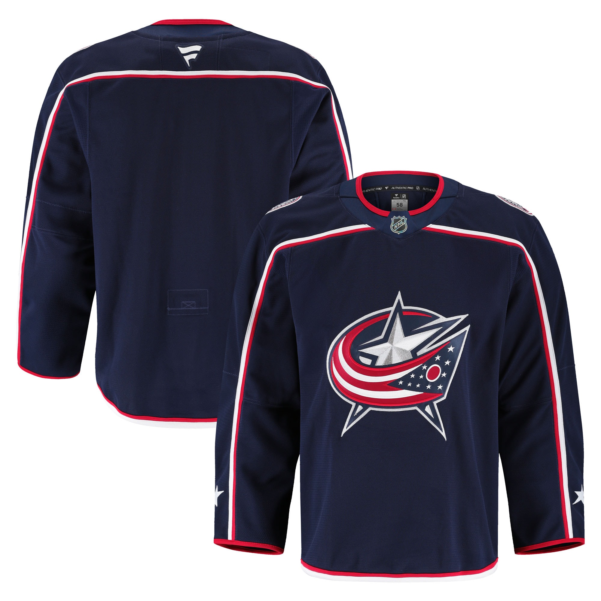 Columbus Blue Jackets Fanatics Home Pro Jersey - Navy
