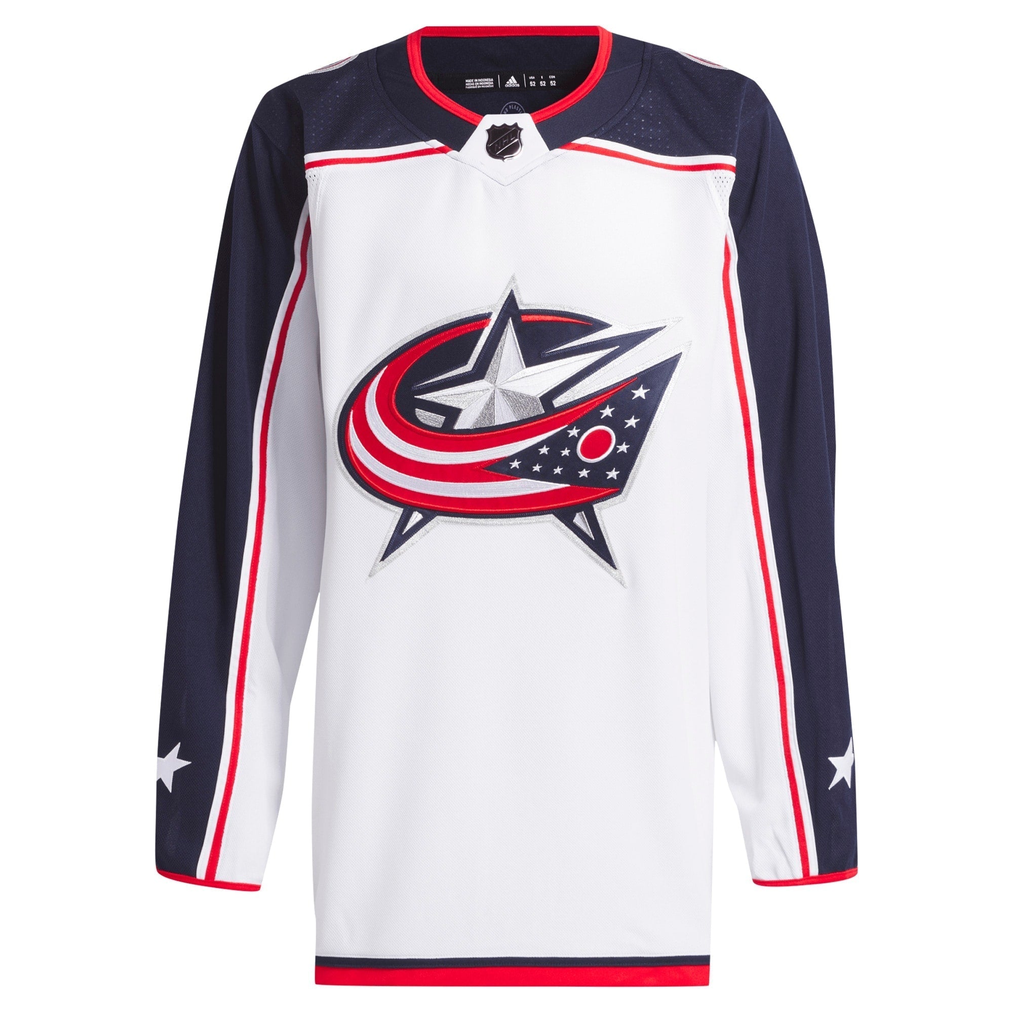 Alternative view of Columbus Blue Jackets Home Jersey - Adidas - White