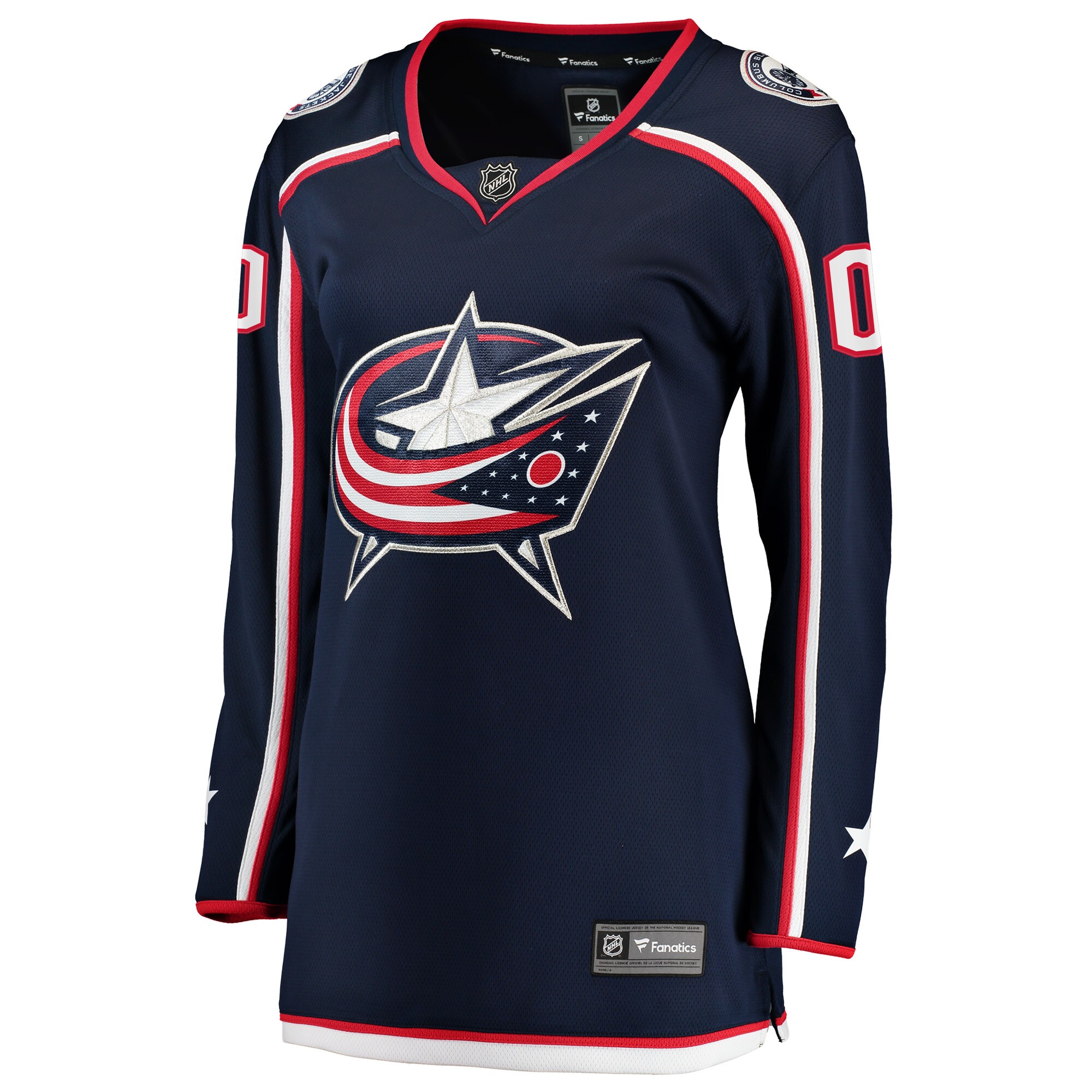 Alternative view of Columbus Blue Jackets Jersey - Fanatics Columbus Blue Jackets Navy