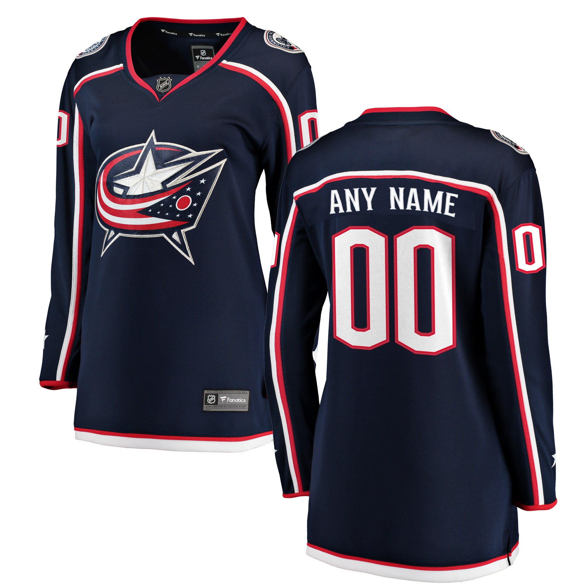 Columbus Blue Jackets Jersey - Fanatics Columbus Blue Jackets Navy