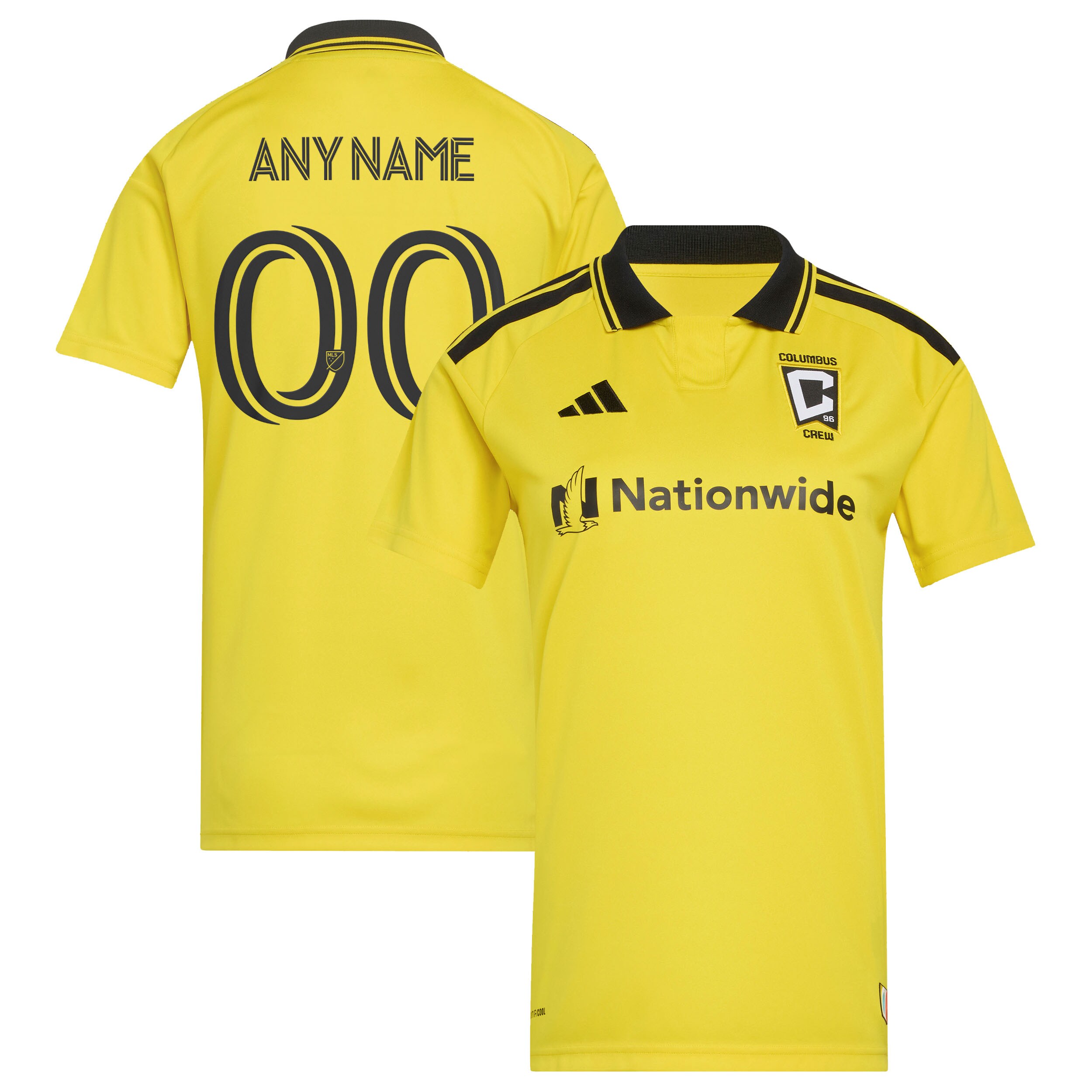 Columbus Crew Women's 2026 The Crafted for Excellence Kit Custom Jersey - Yellow
