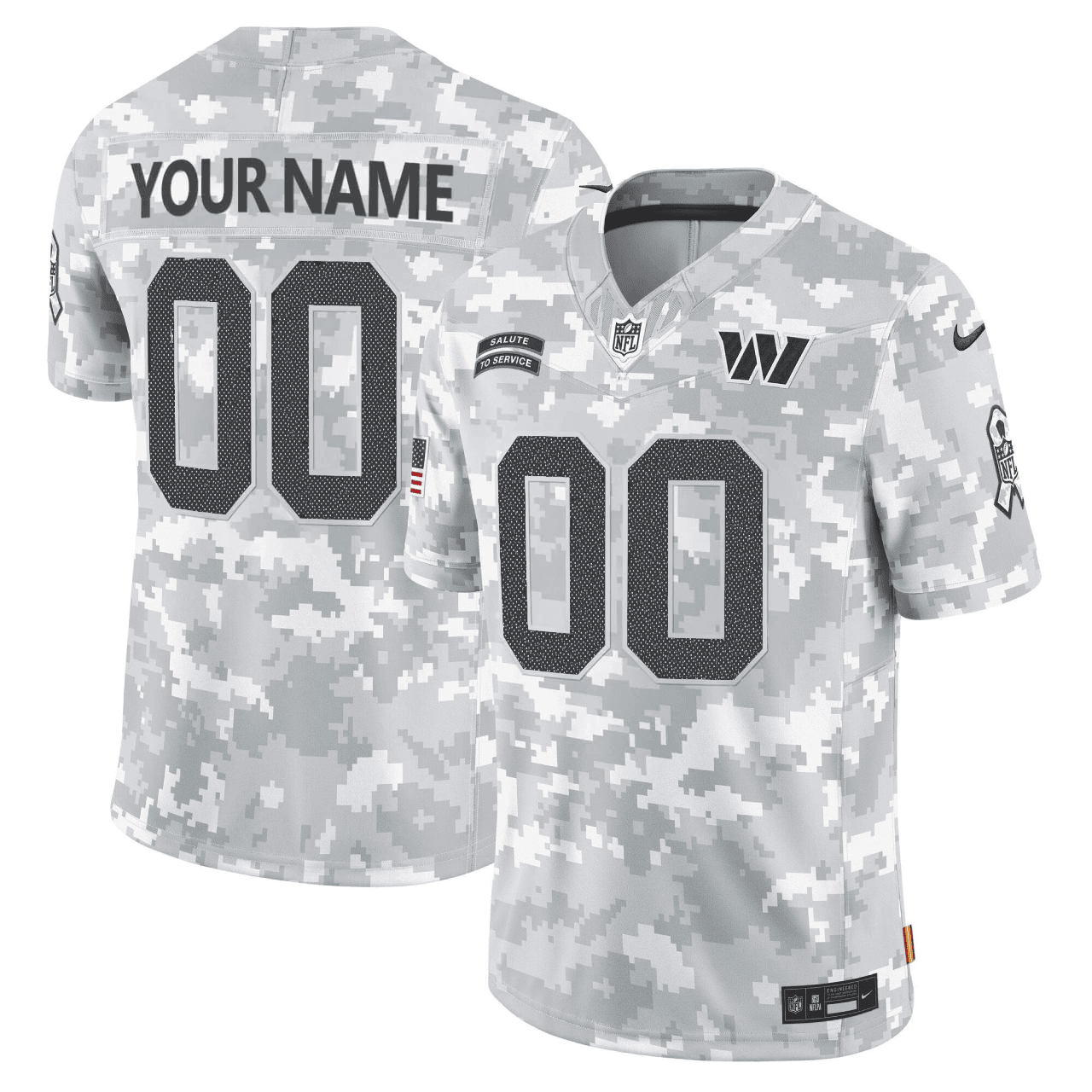 Commanders Camo Salute Jersey - Nike Washington Commanders Camo Salute