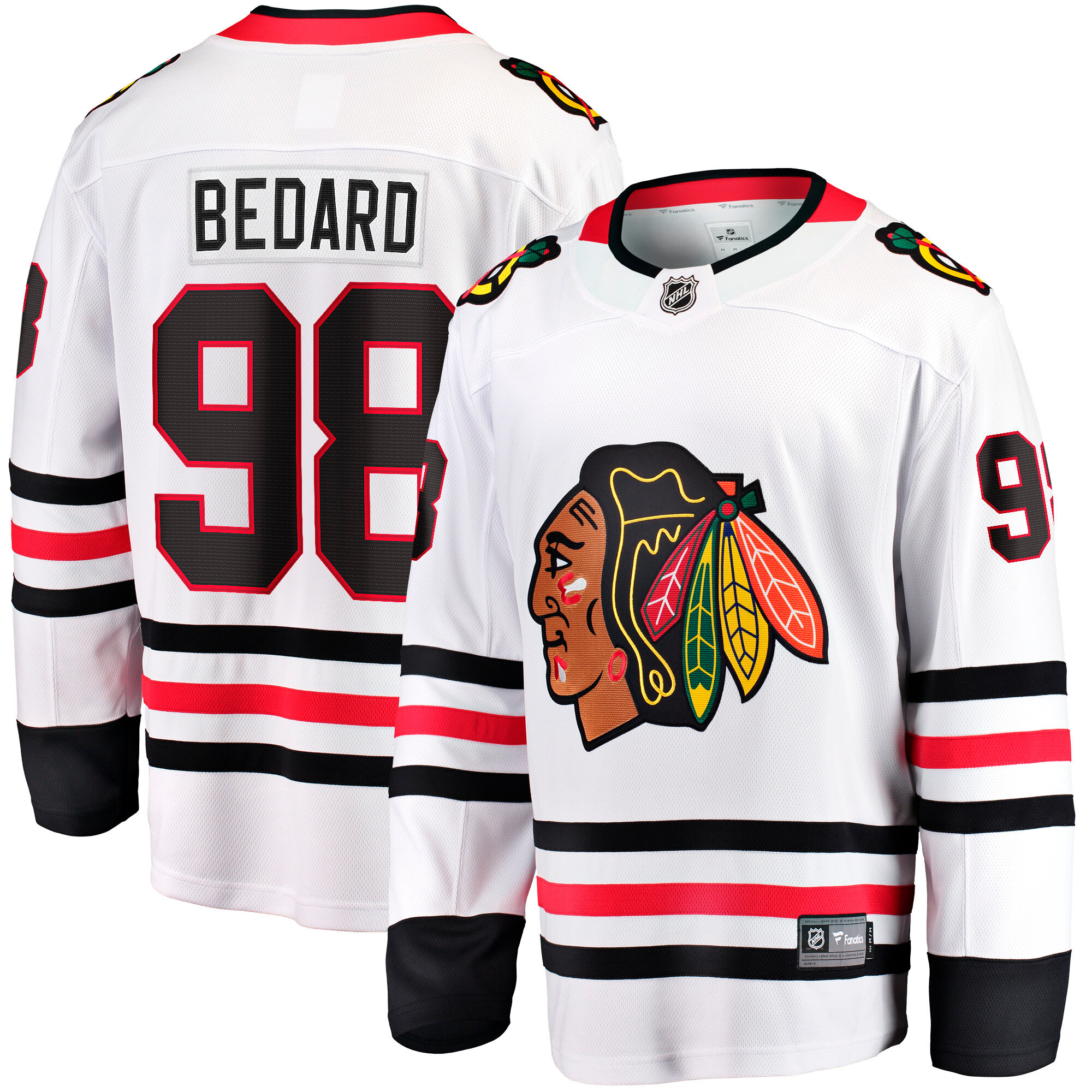 Connor Bedard Chicago Blackhawks Fanatics Breakaway Jersey - White