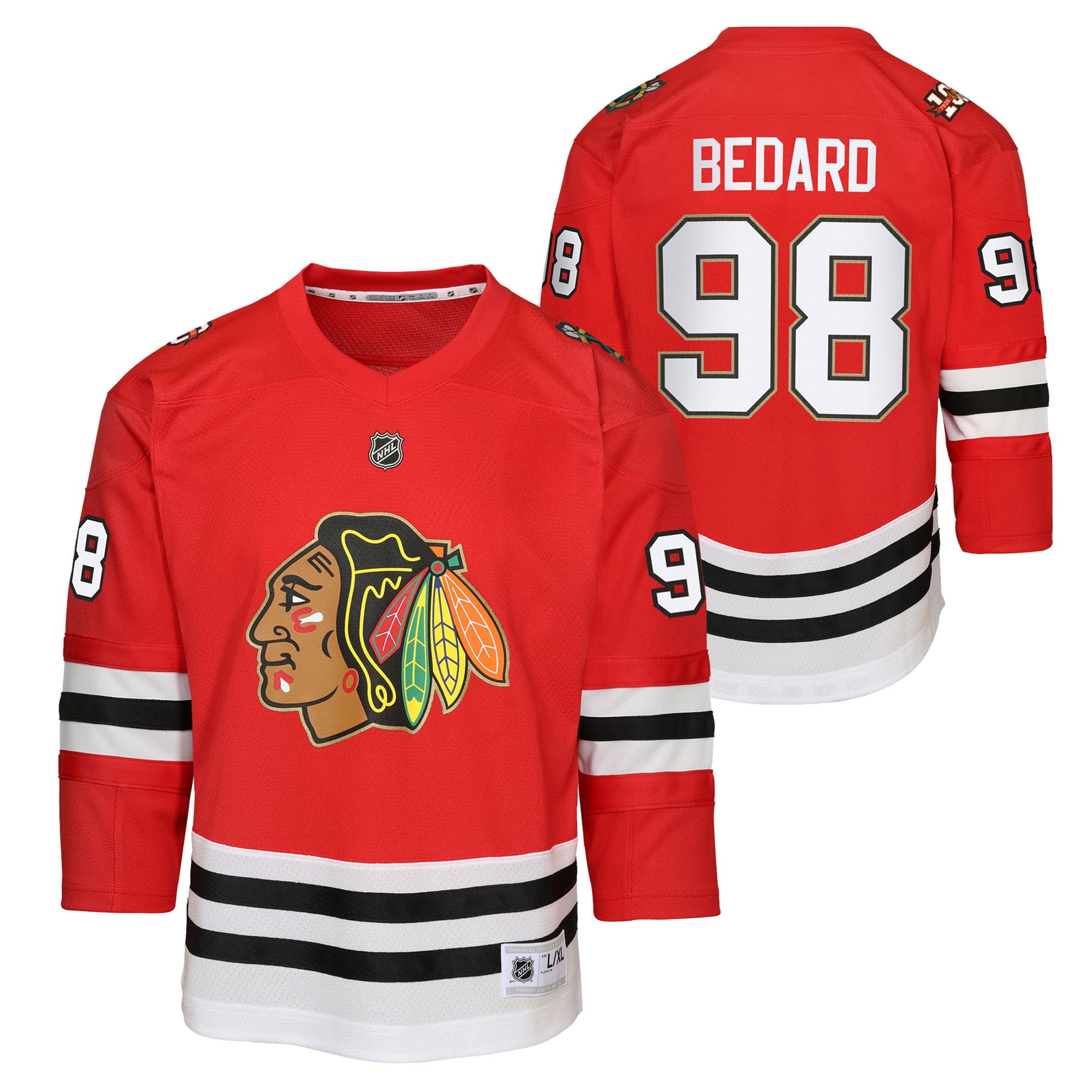 Connor Bedard Chicago Blackhawks Infant Home Centennial Jersey - Red