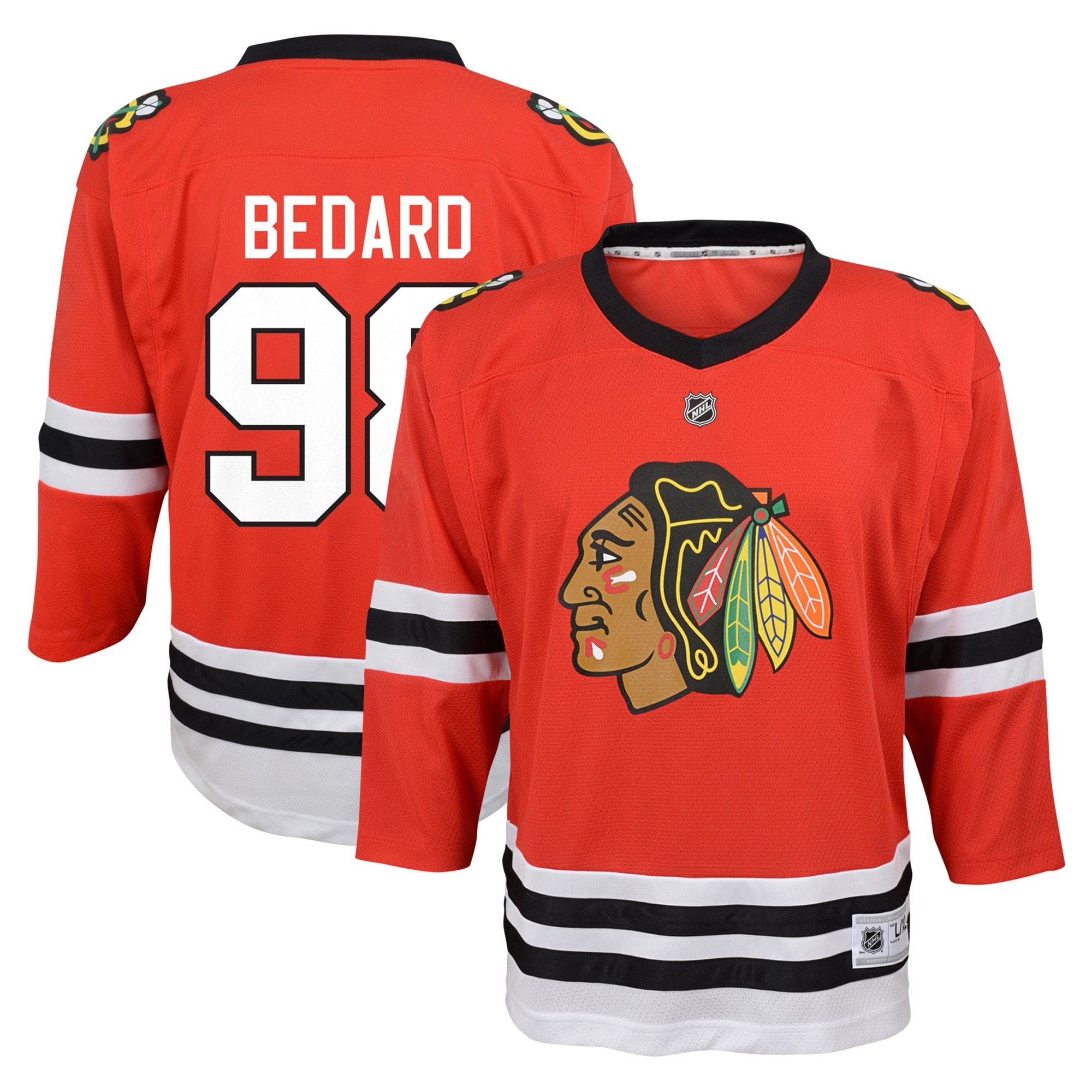 Connor Bedard Chicago Blackhawks Youth Home Player Jersey