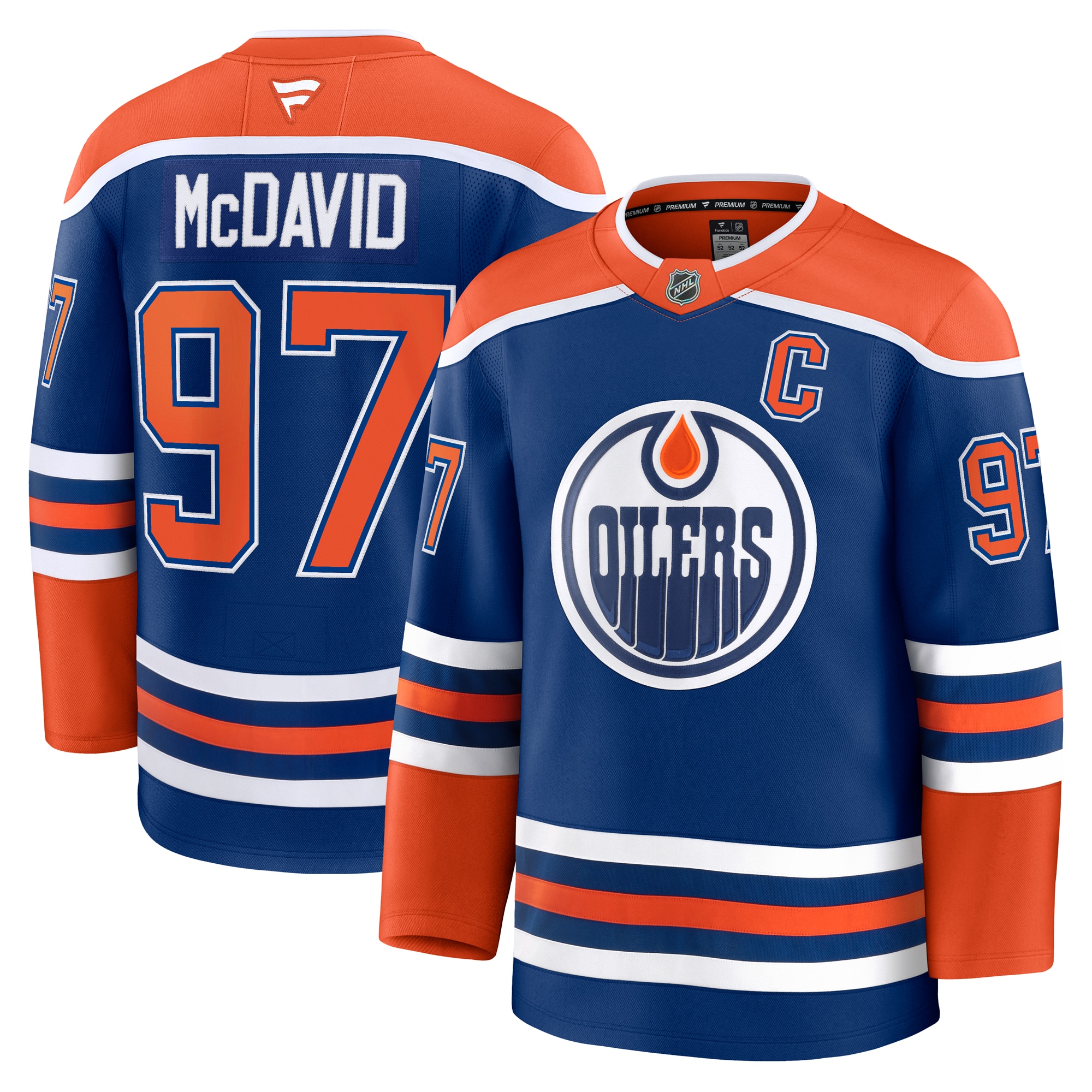 Connor McDavid Edmonton Oilers Fanatics Home Premium Jersey