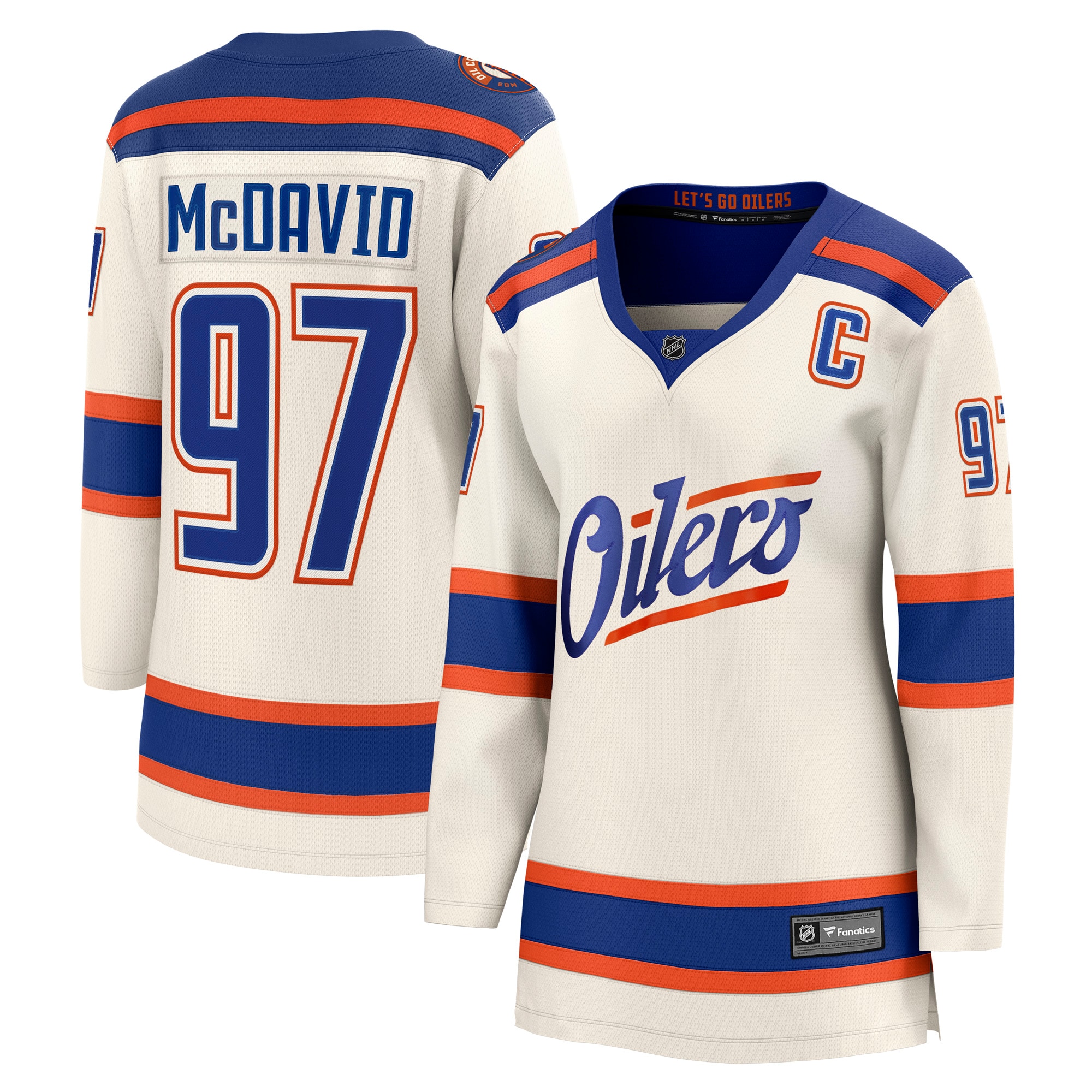 Connor McDavid Edmonton Oilers Fanatics Women's Alternate Breakaway Jersey