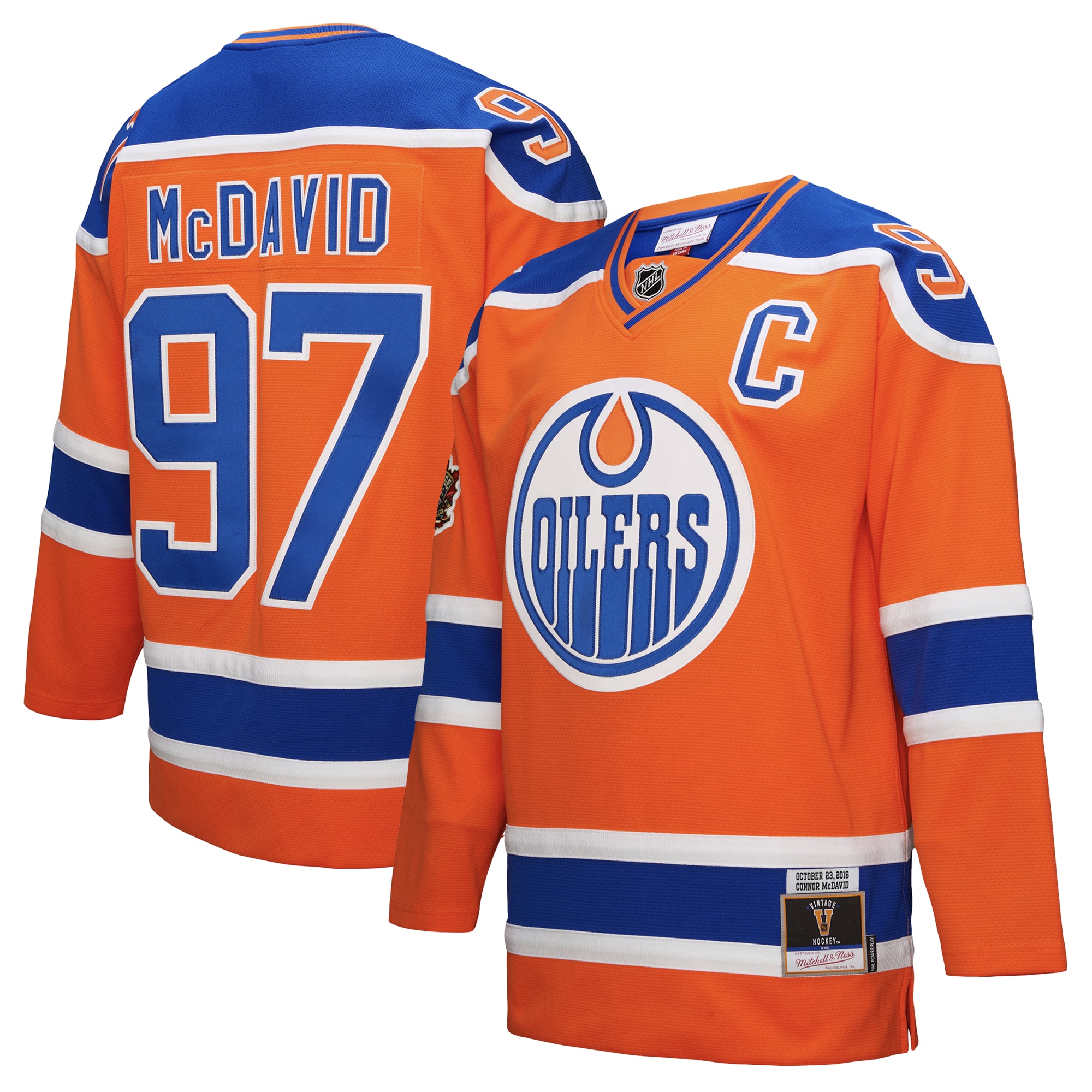 Connor McDavid Edmonton Oilers Power Play Jersey - Orange