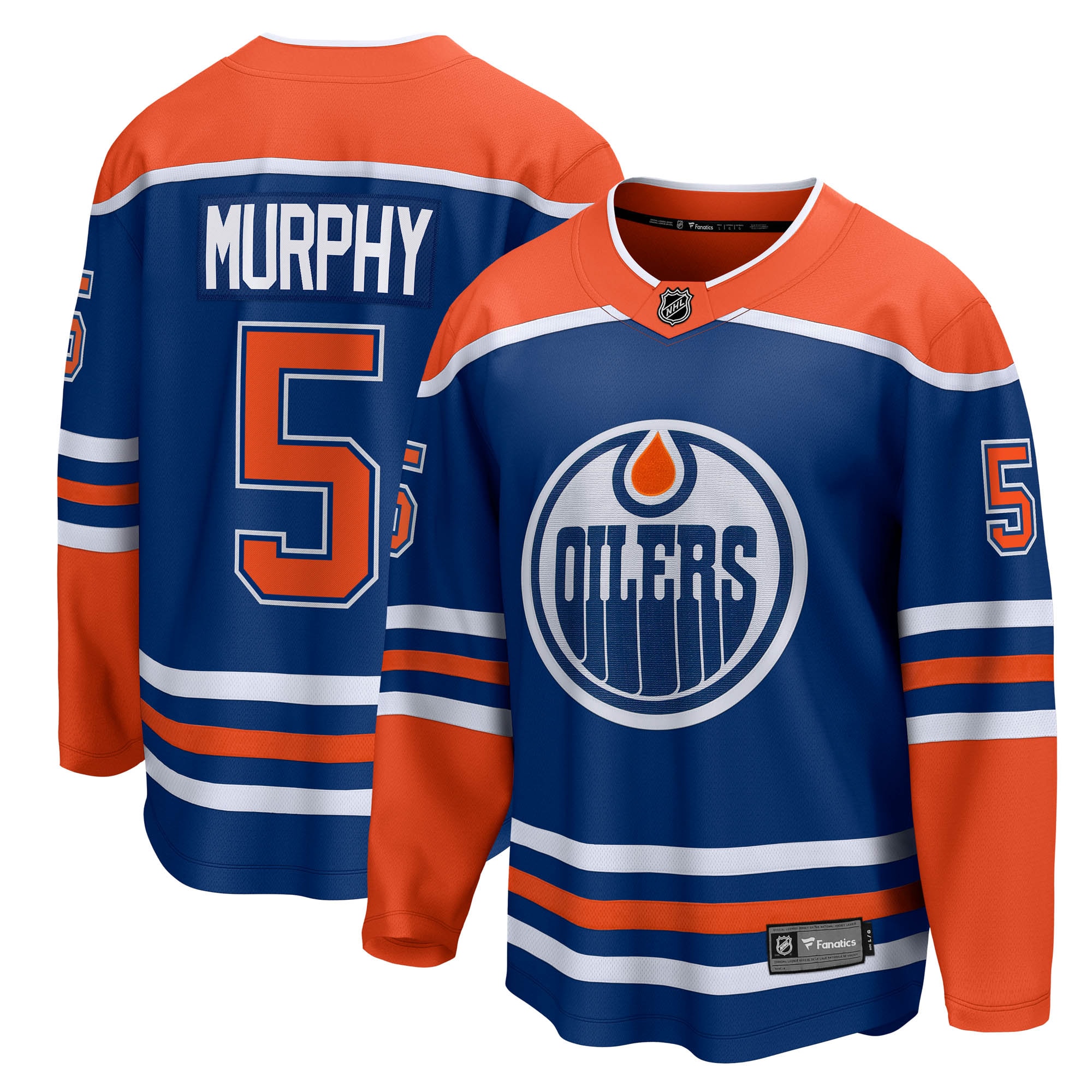 Connor Murphy Edmonton Oilers Fanatics Home Breakaway Jersey - Royal