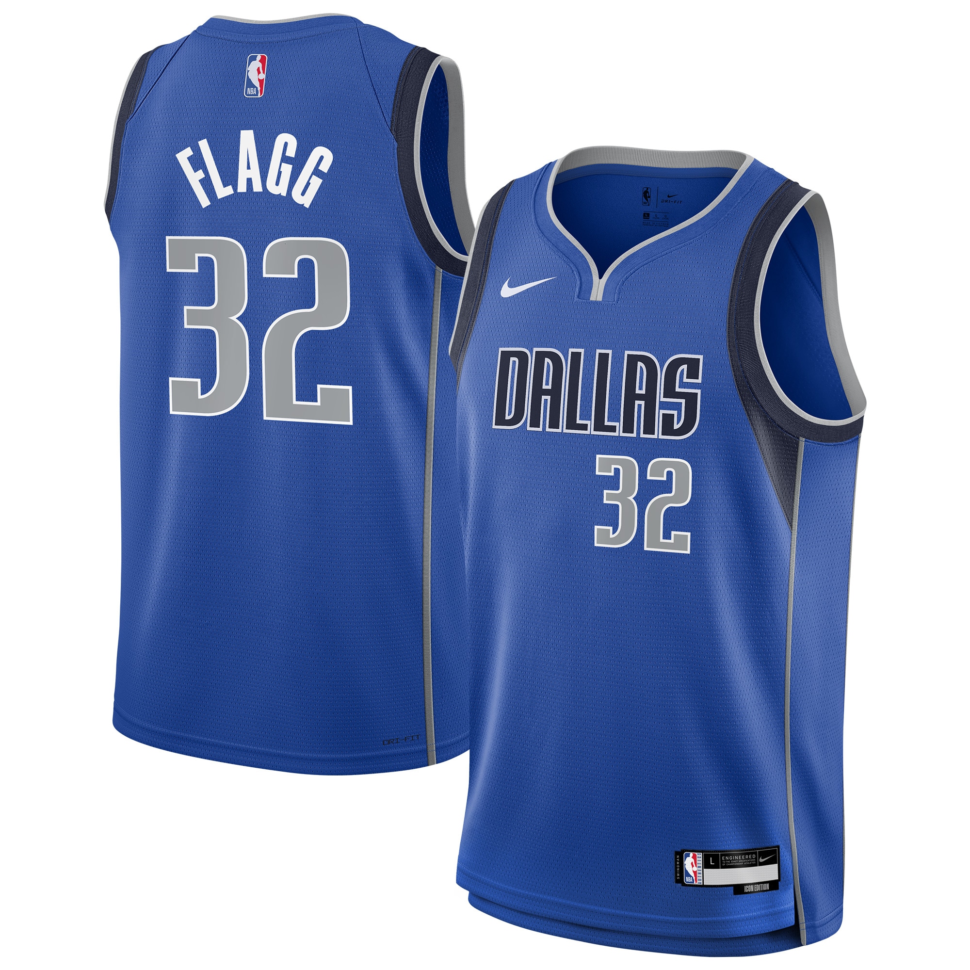 Cooper Flagg Dallas Mavericks Youth Swingman Jersey - Icon Edition - Blue