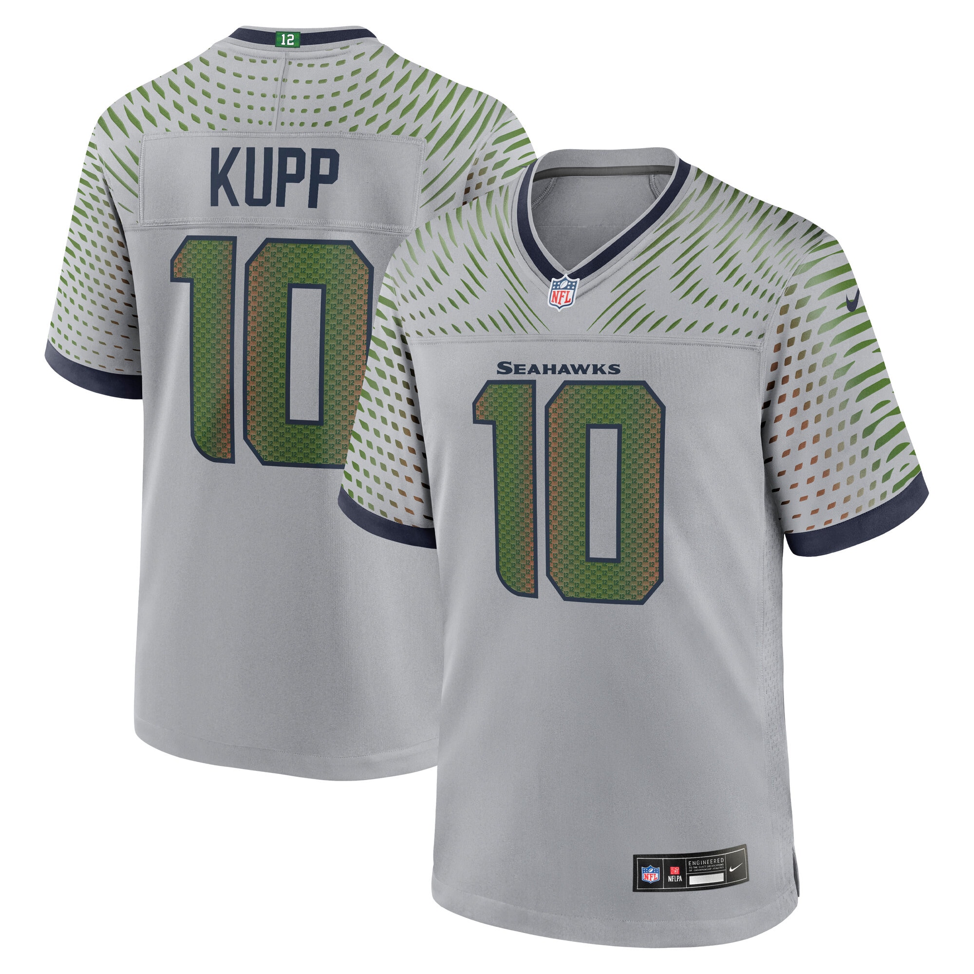 Cooper Kupp Seattle Seahawks 2025 Rivalries Collection Game Jersey - Wolf Gray