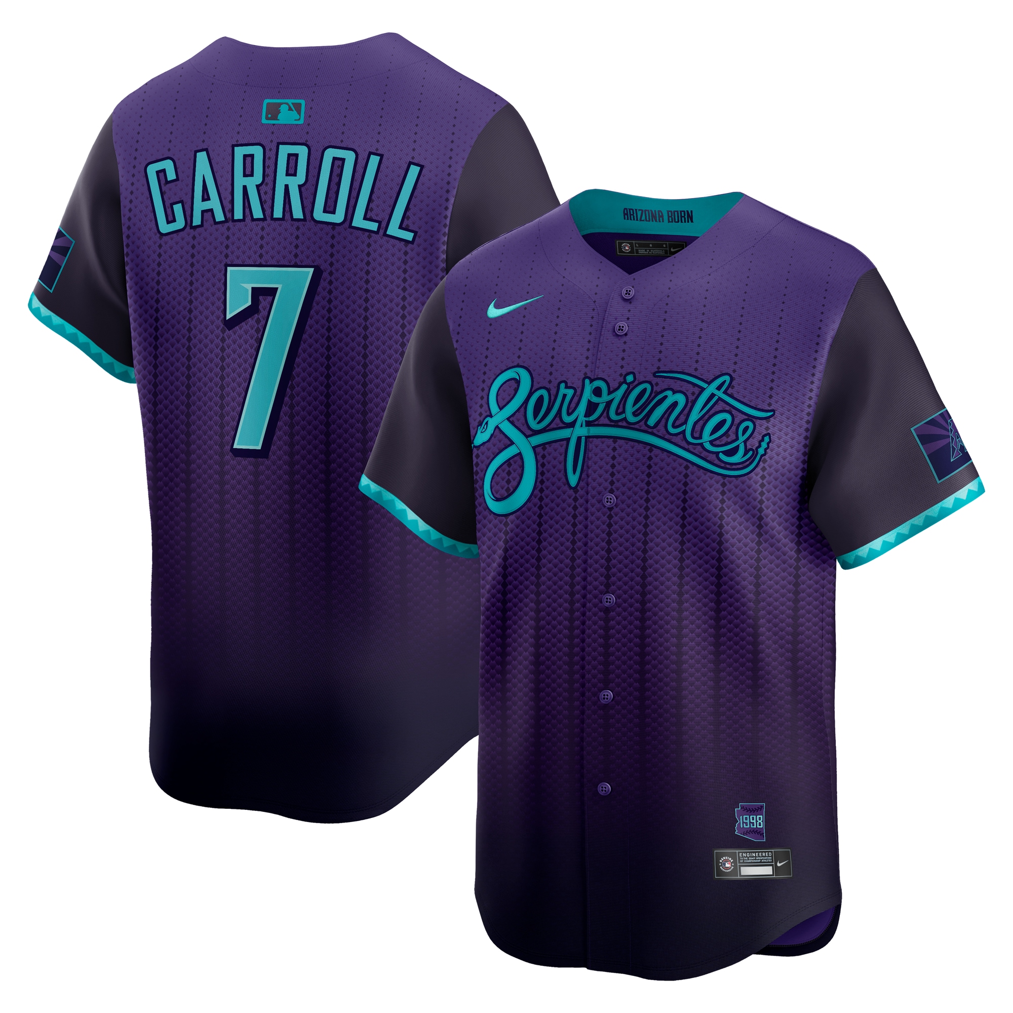 Corbin Carroll Arizona Diamondbacks 2025 City Connect Limited Player Jersey - Purple
