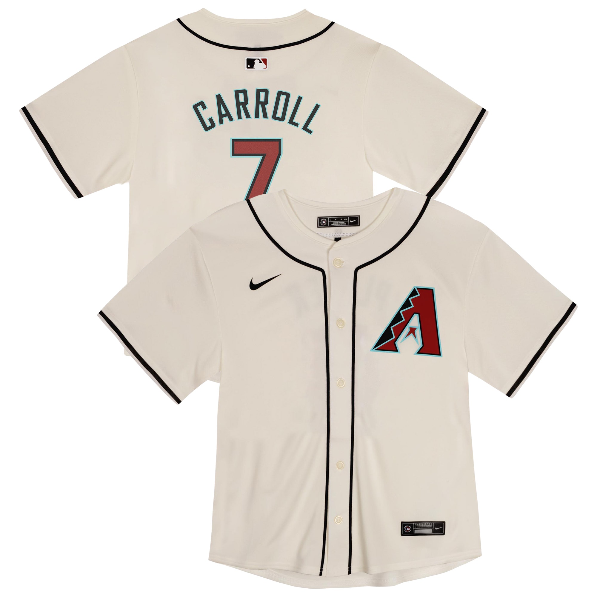 Corbin Carroll Arizona Diamondbacks Toddler Home Game Jersey - White