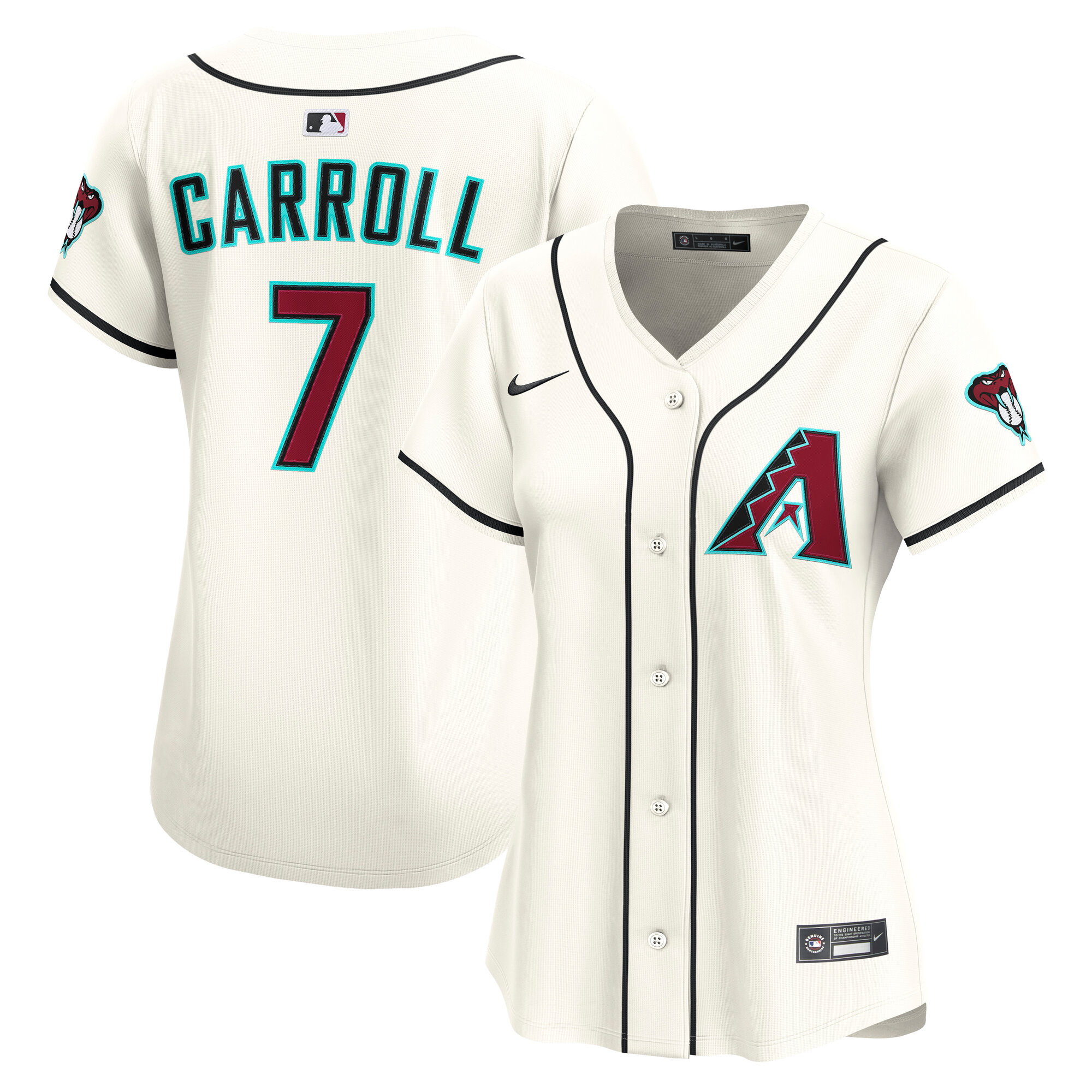Corbin Carroll Arizona Diamondbacks Women's Home Limited Player Jersey - Cream