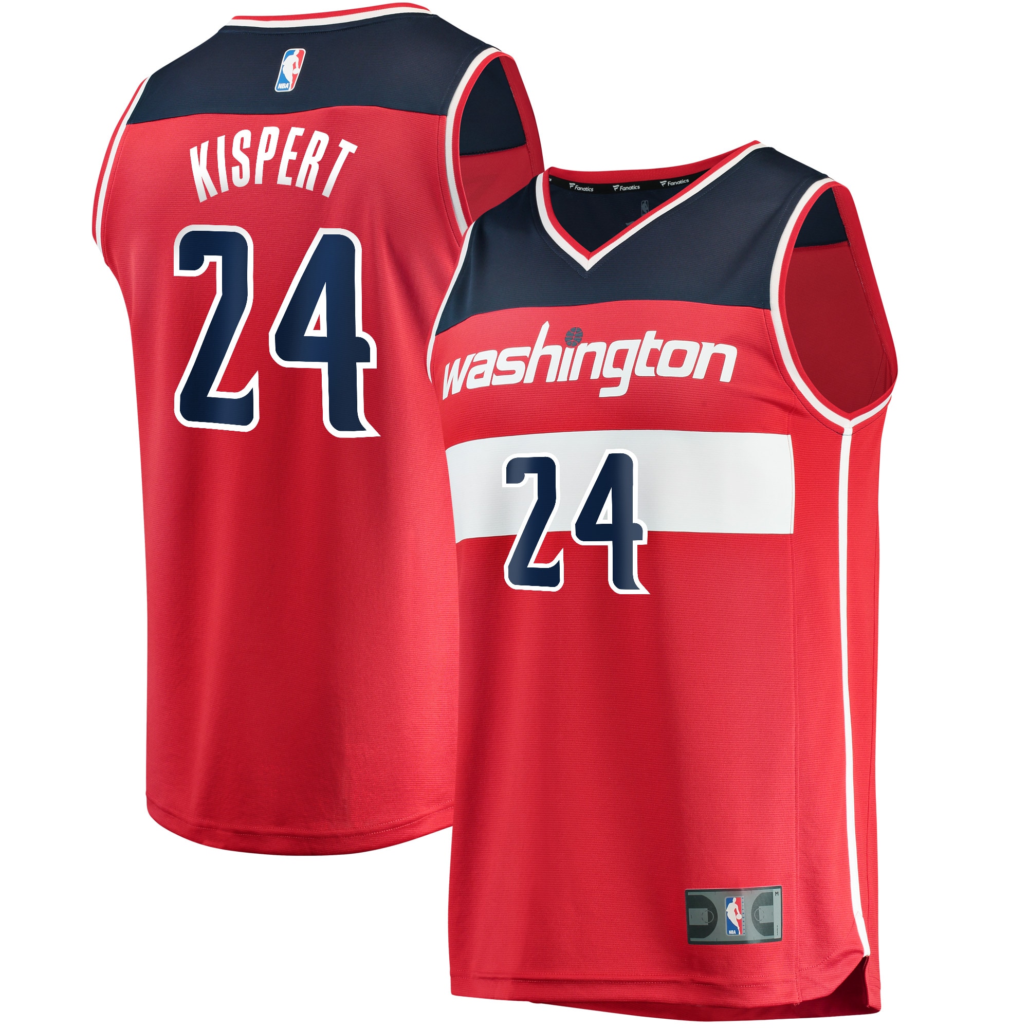 Corey Kispert Washington Wizards Fanatics Youth Fast Break Jersey Red - Icon Edition