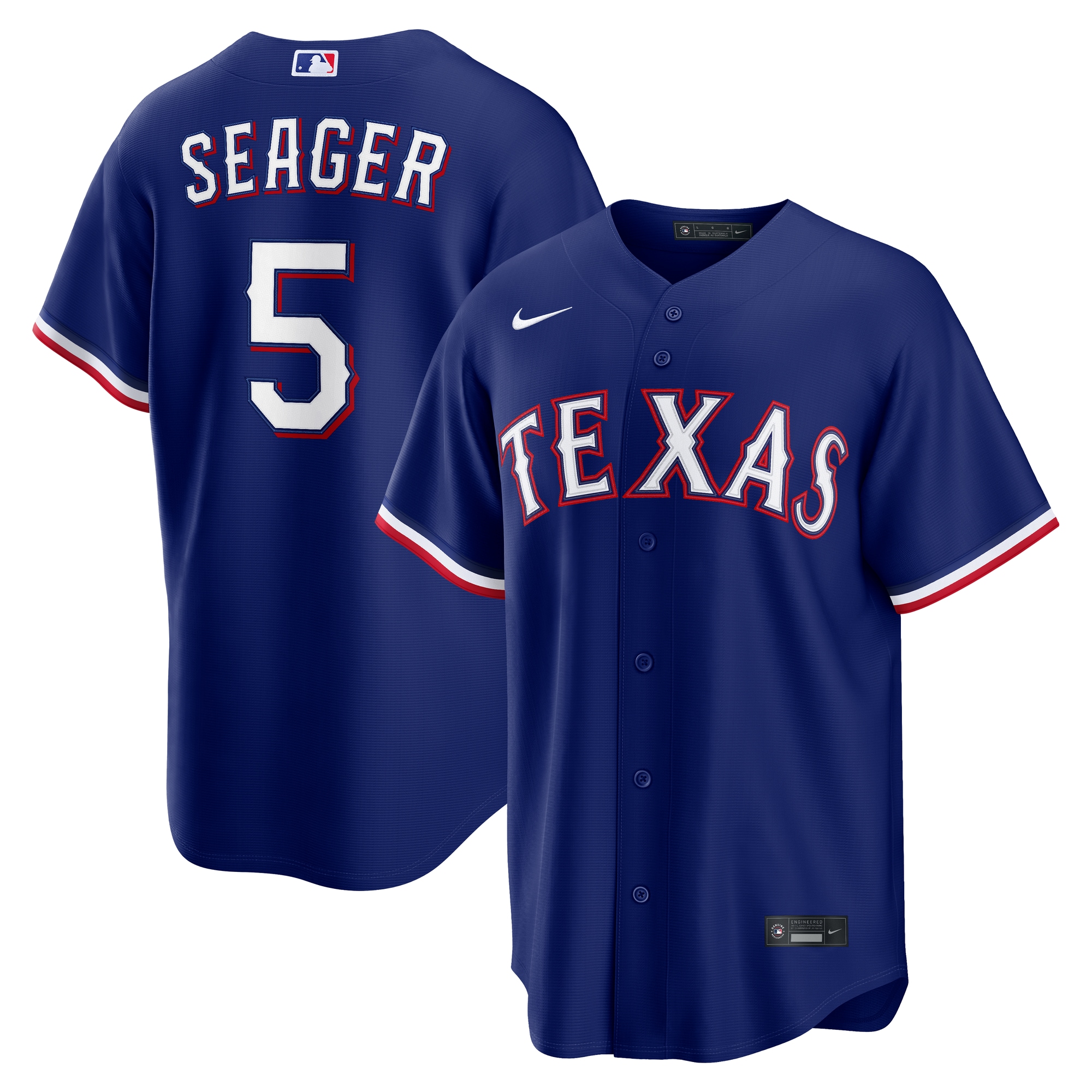 Corey Seager Texas Rangers Alternate 2 Jersey - Royal