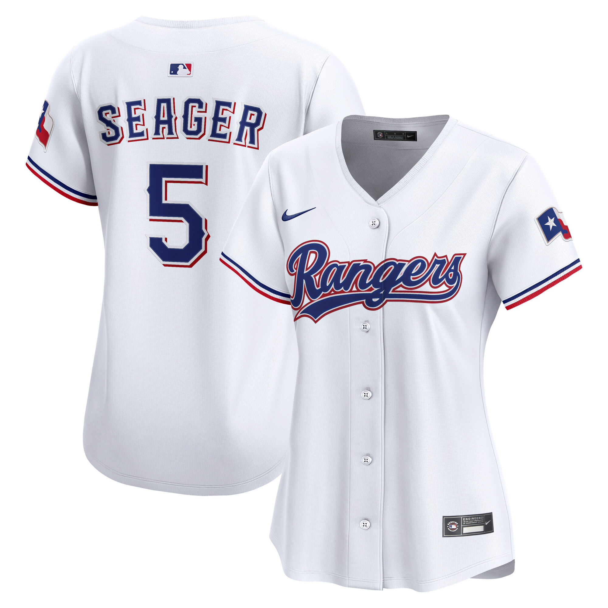 Corey Seager Texas Rangers Women's Home Limited Player Jersey - White