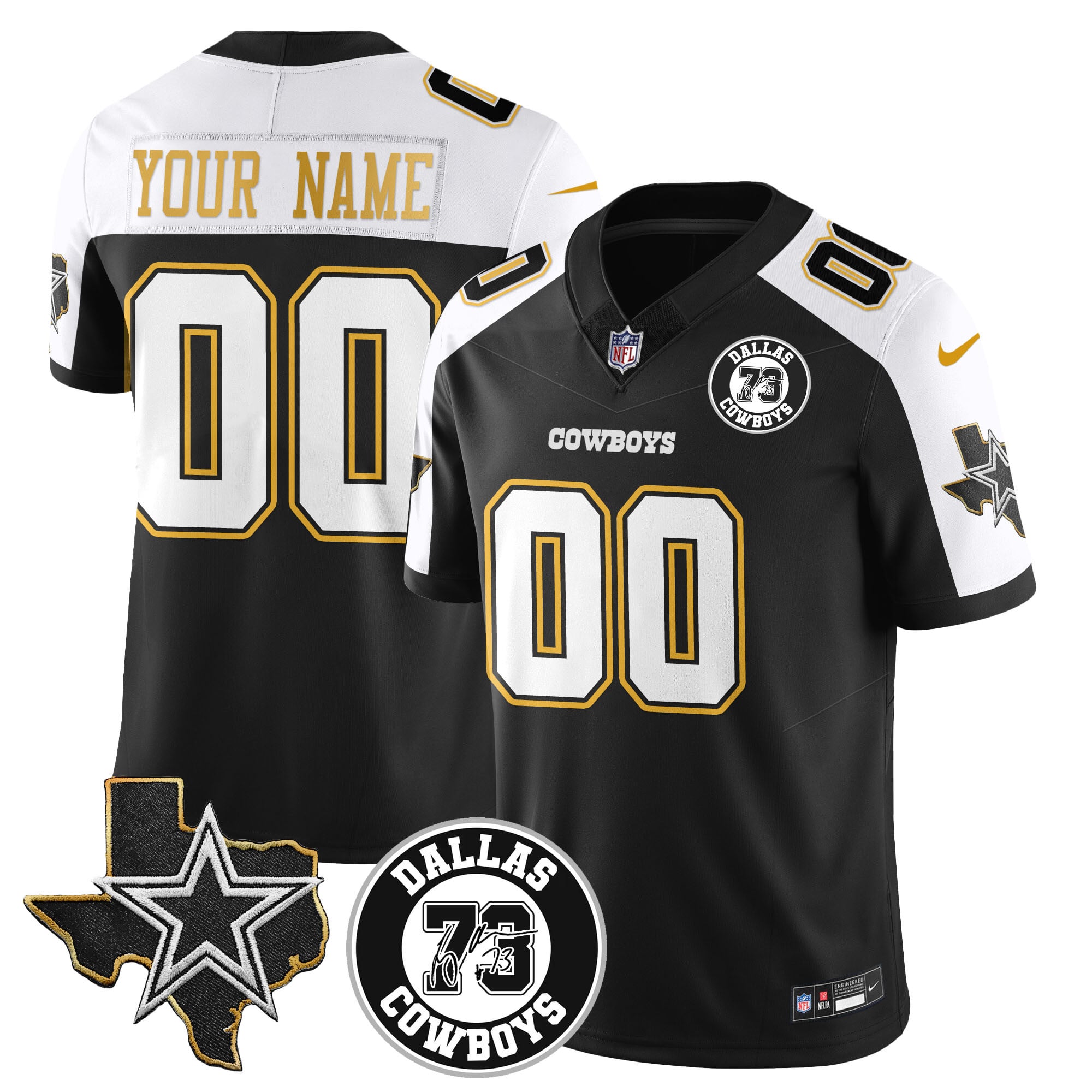 Cowboys Black Alternate Jersey - Nike Dallas