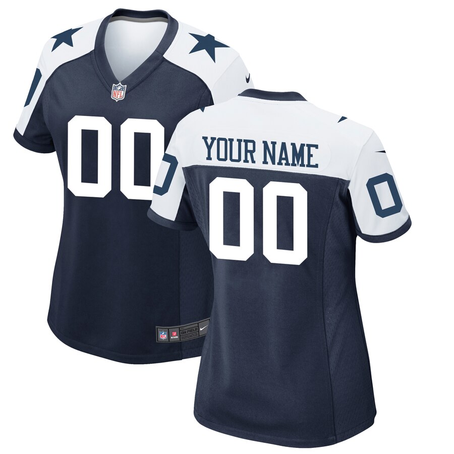 Cowboys Navy Blue Custom Jersey - Nike - Personalize Yours!