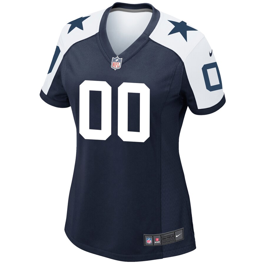 Alternative view of Cowboys Navy Blue Custom Jersey - Nike - Personalize Yours!