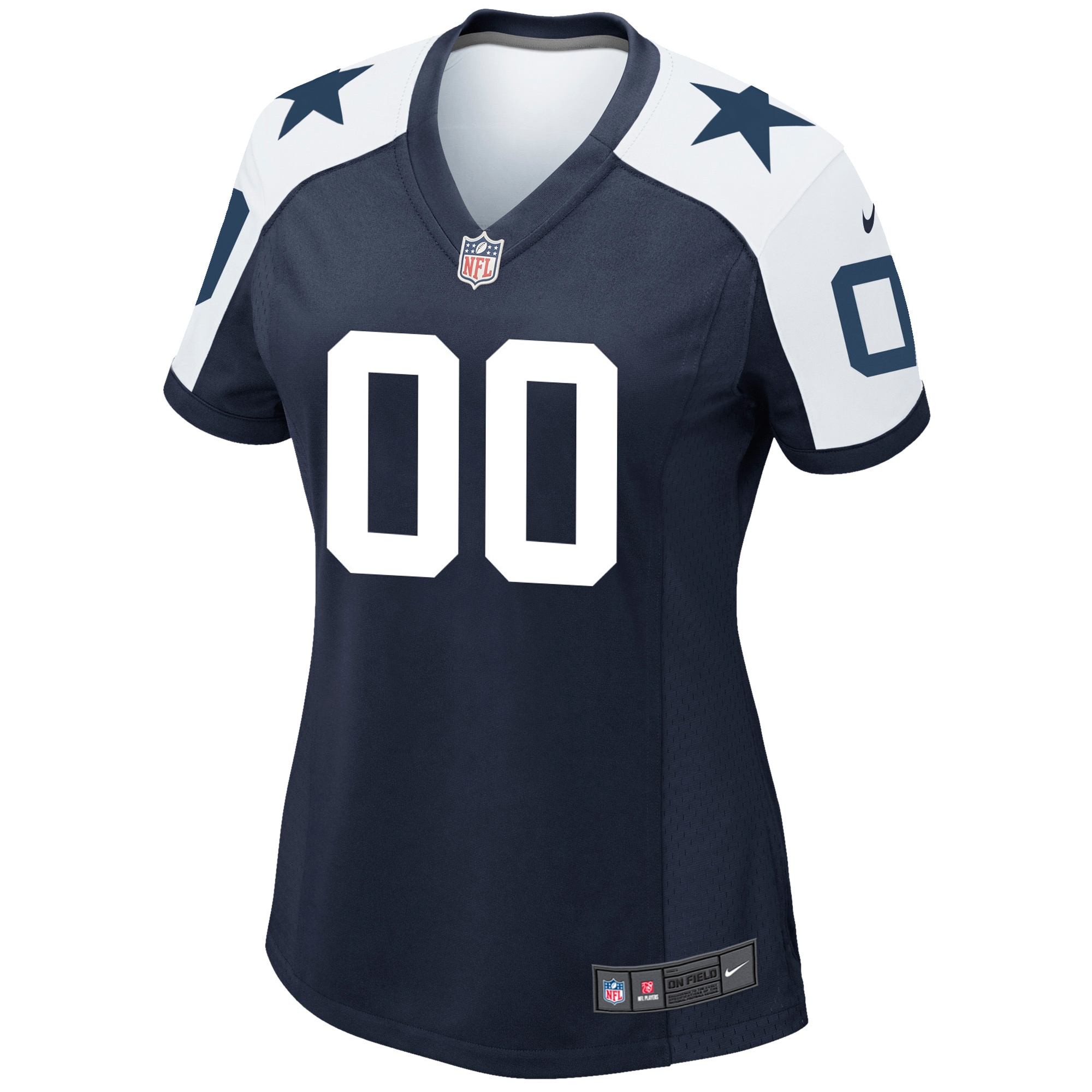 Alternative view of Cowboys Navy Custom Jersey - Nike - Design Your Own!