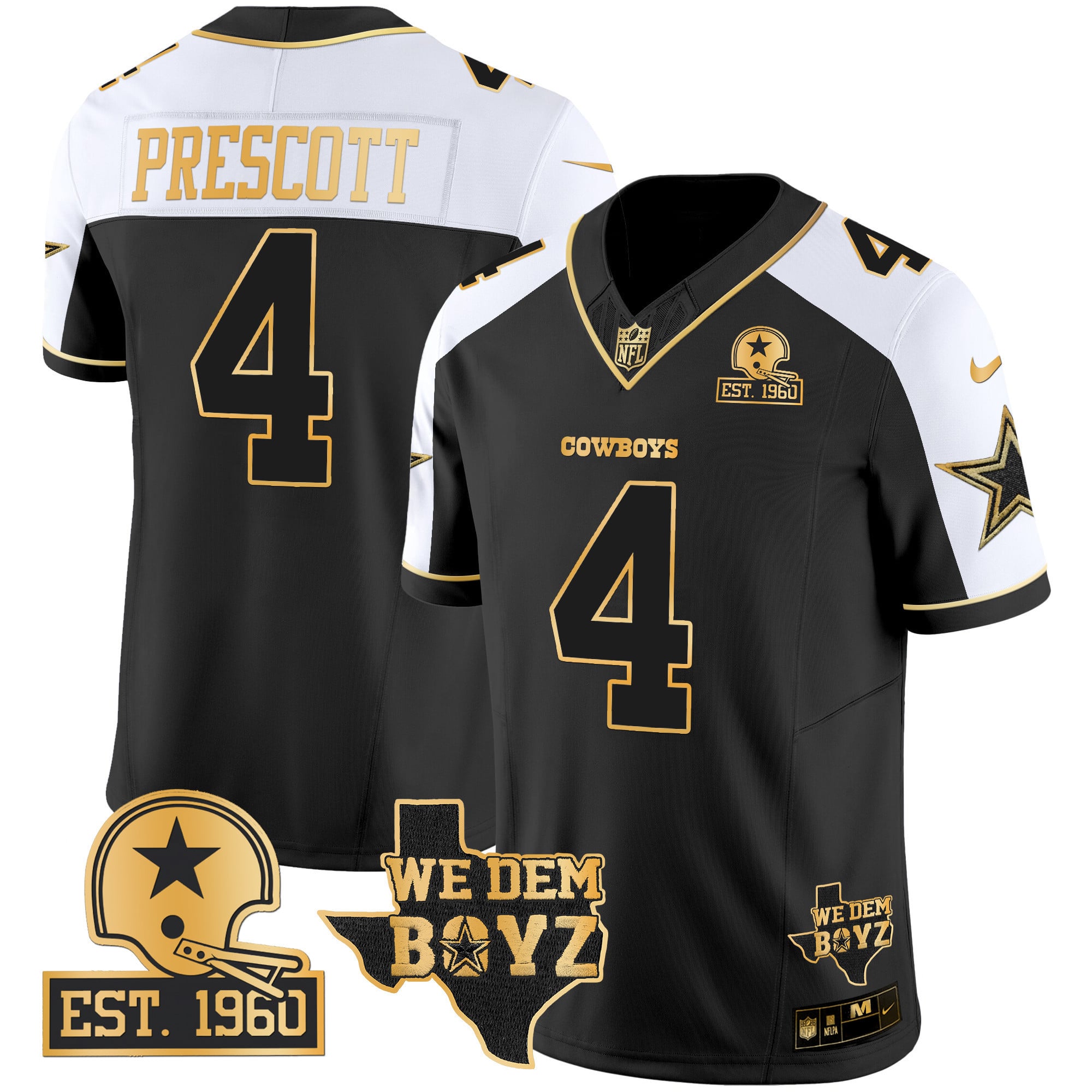 Alternative view of Cowboys Parsons Black Jersey - Nike - Limited Edition