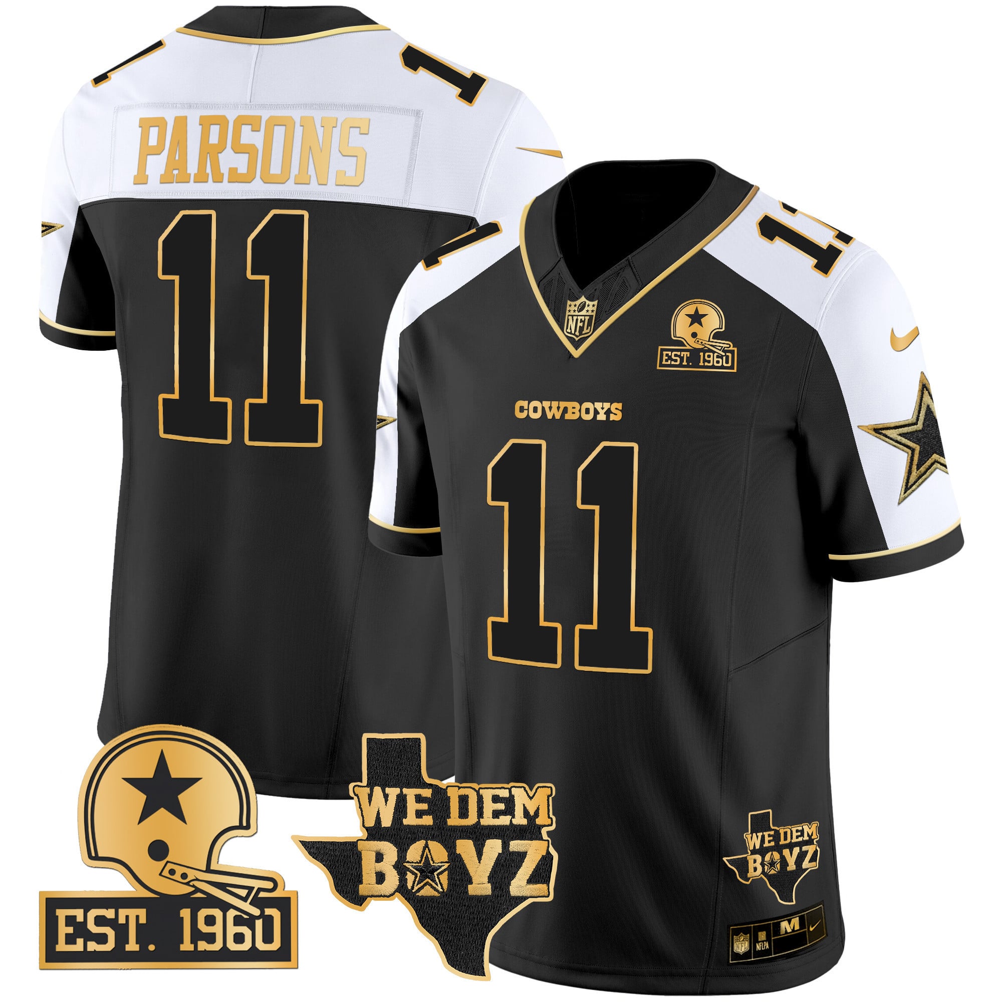 Cowboys Parsons Black Jersey - Nike - Limited Edition
