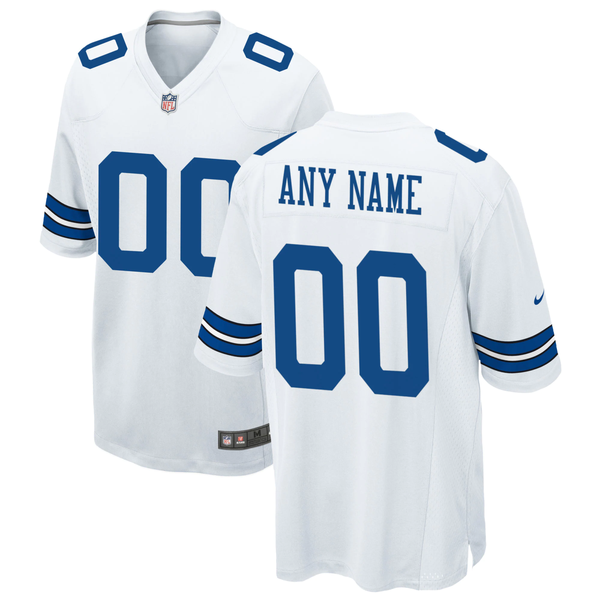 Cowboys White Custom Jersey - Nike Cowboys White Alternate Custom