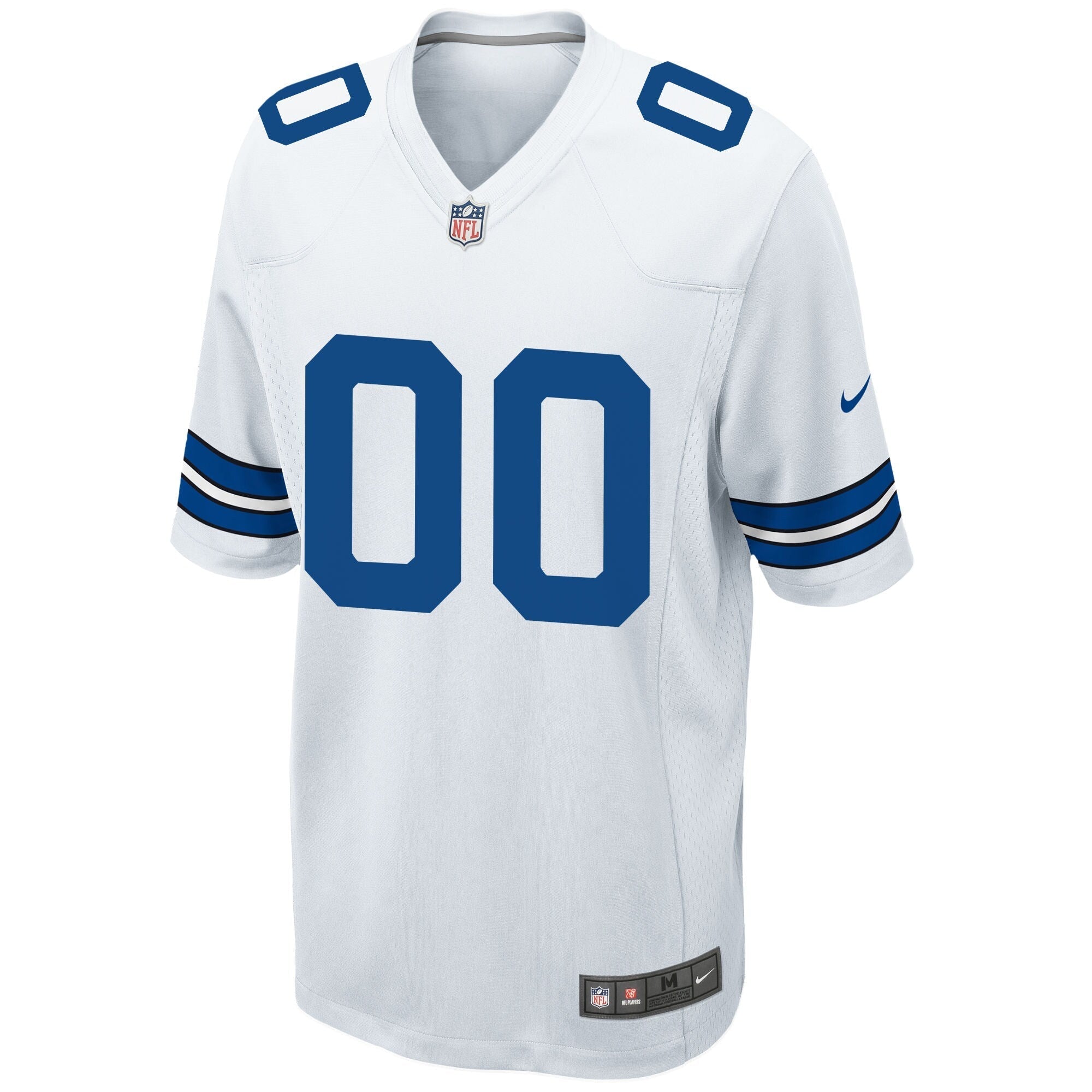Alternative view of Cowboys White Customizable Jersey - Nike Cowboys White Jersey