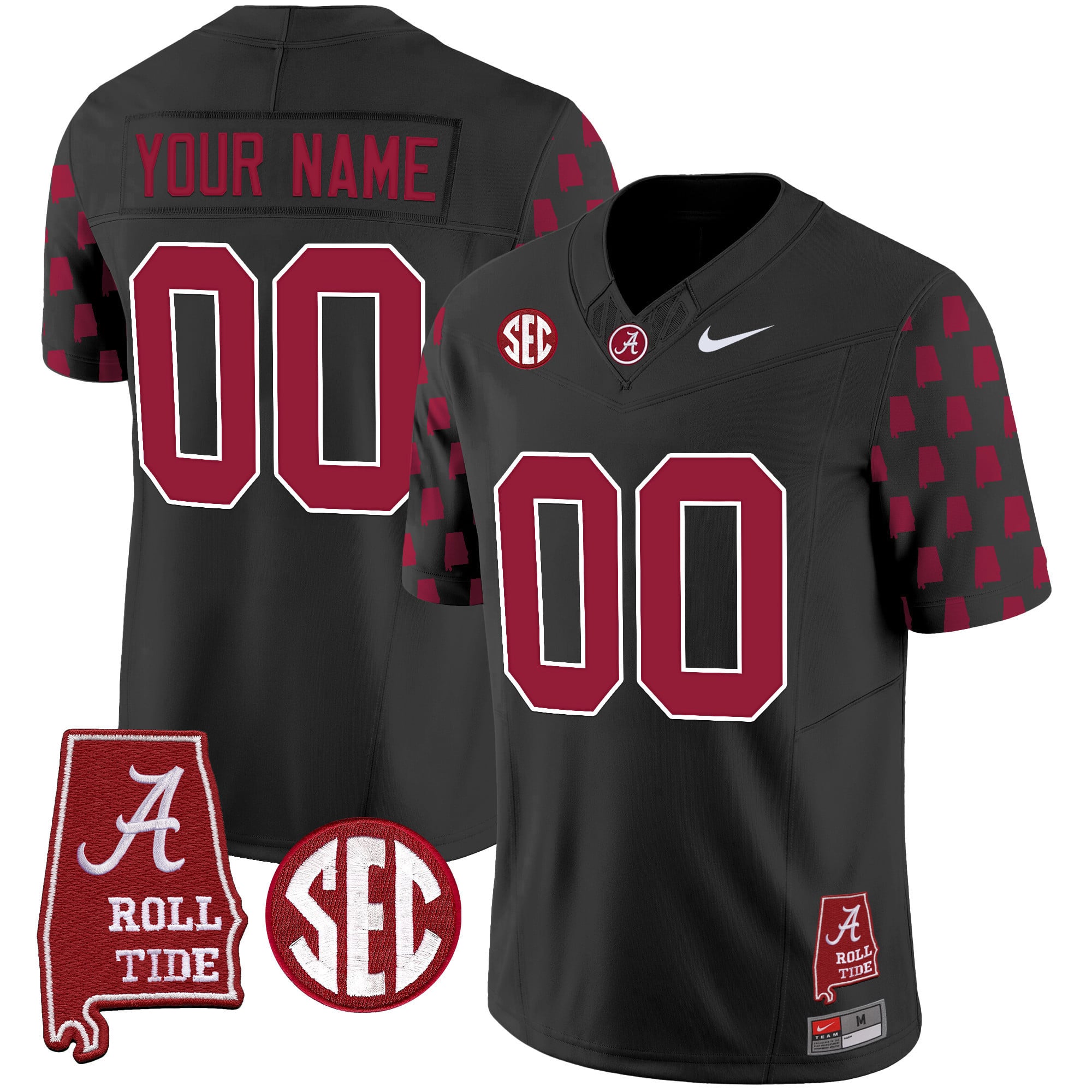 Alternative view of Crimson Alabama Jersey Nike - Nike Crimson Alabama Jersey