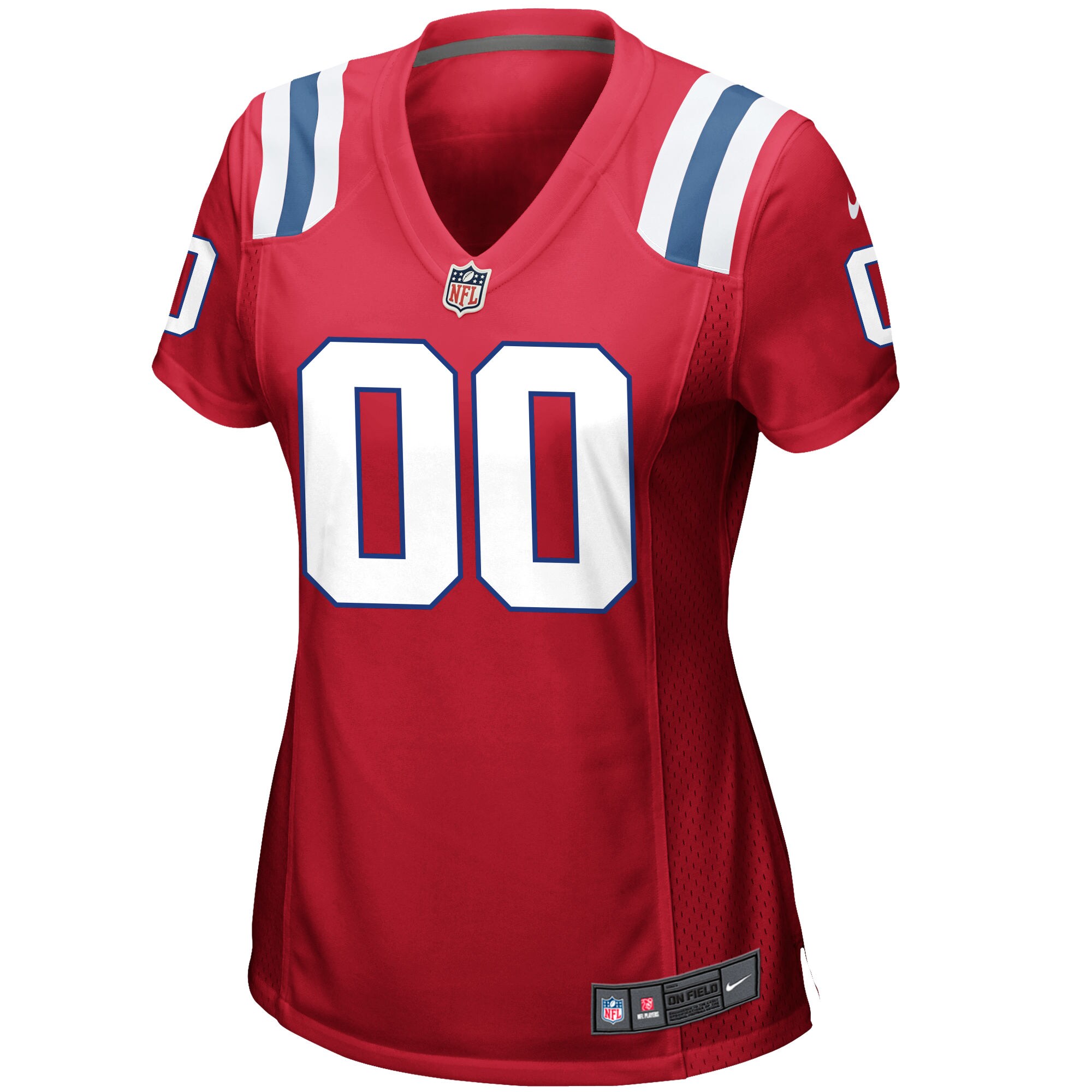 Alternative view of Crimson Custom Patriots Jersey - Nike - Women’s NFL