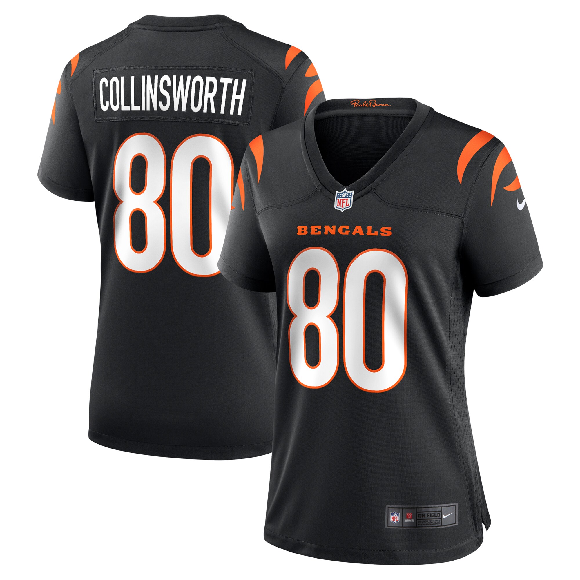 Cris Collinsworth Cincinnati Bengals Women's Team Retired Player Game Jersey - Black