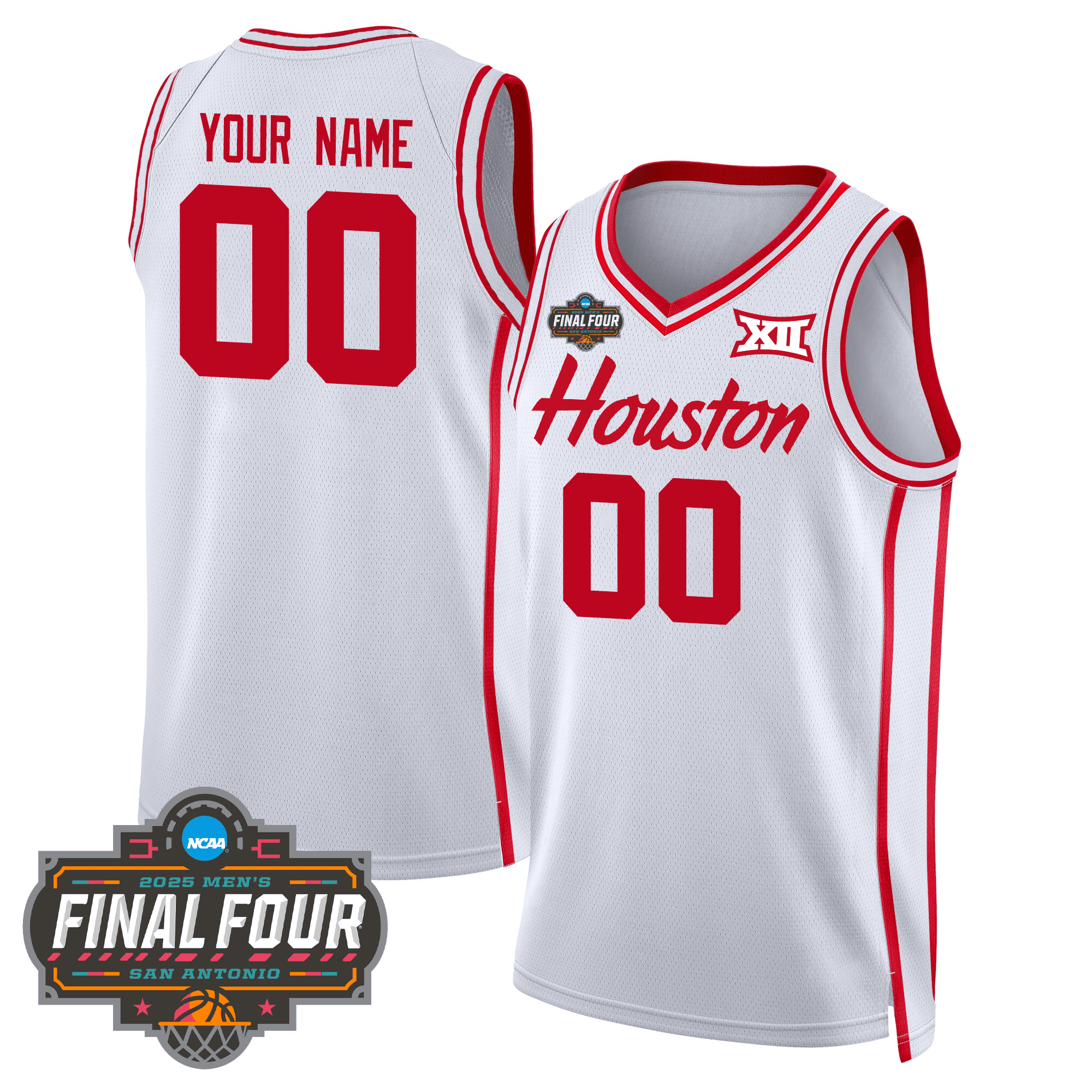 Cryer Houston Cougars Jersey - Nike White Final Four