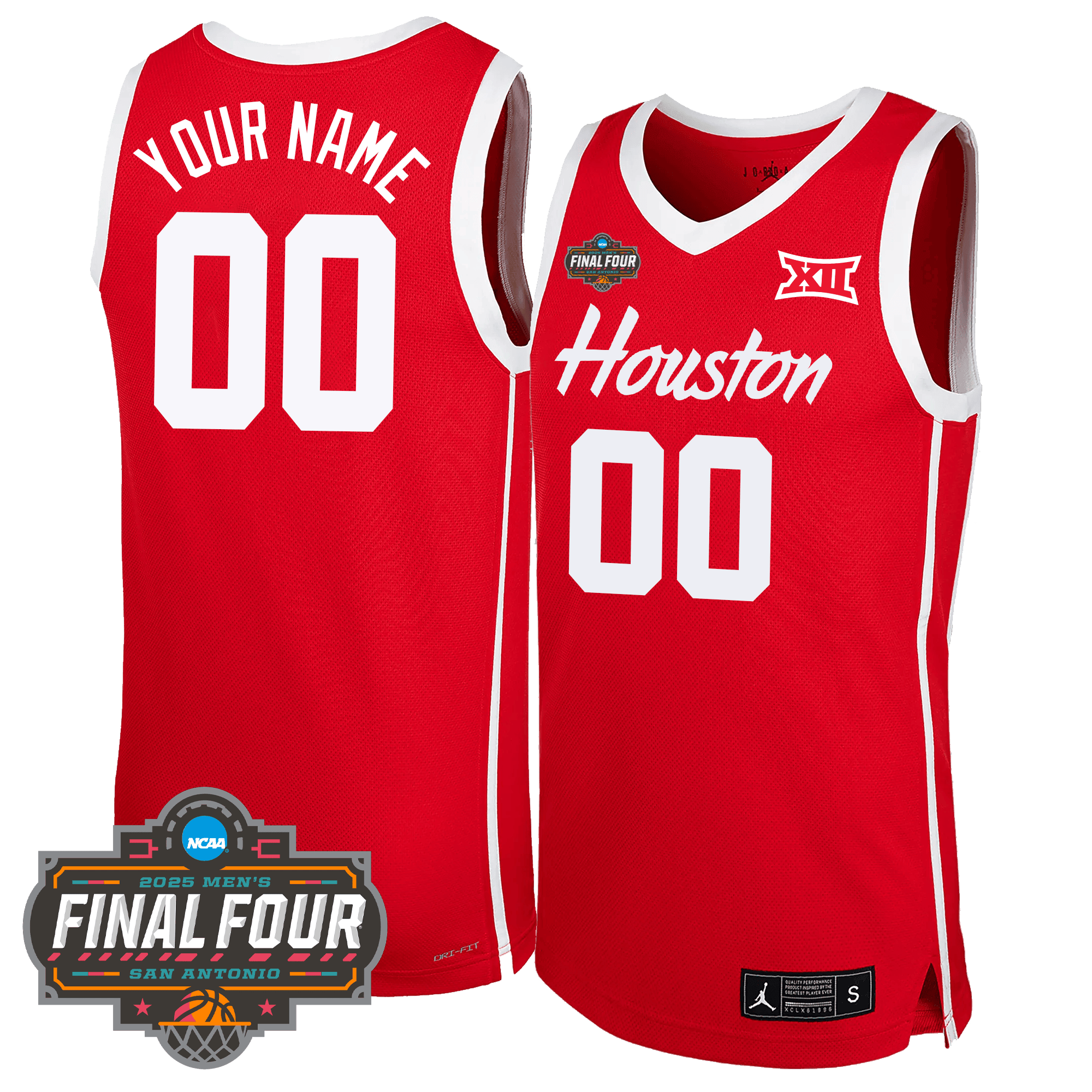Alternative view of Cryer Houston Cougars Jersey - Nike White Final Four