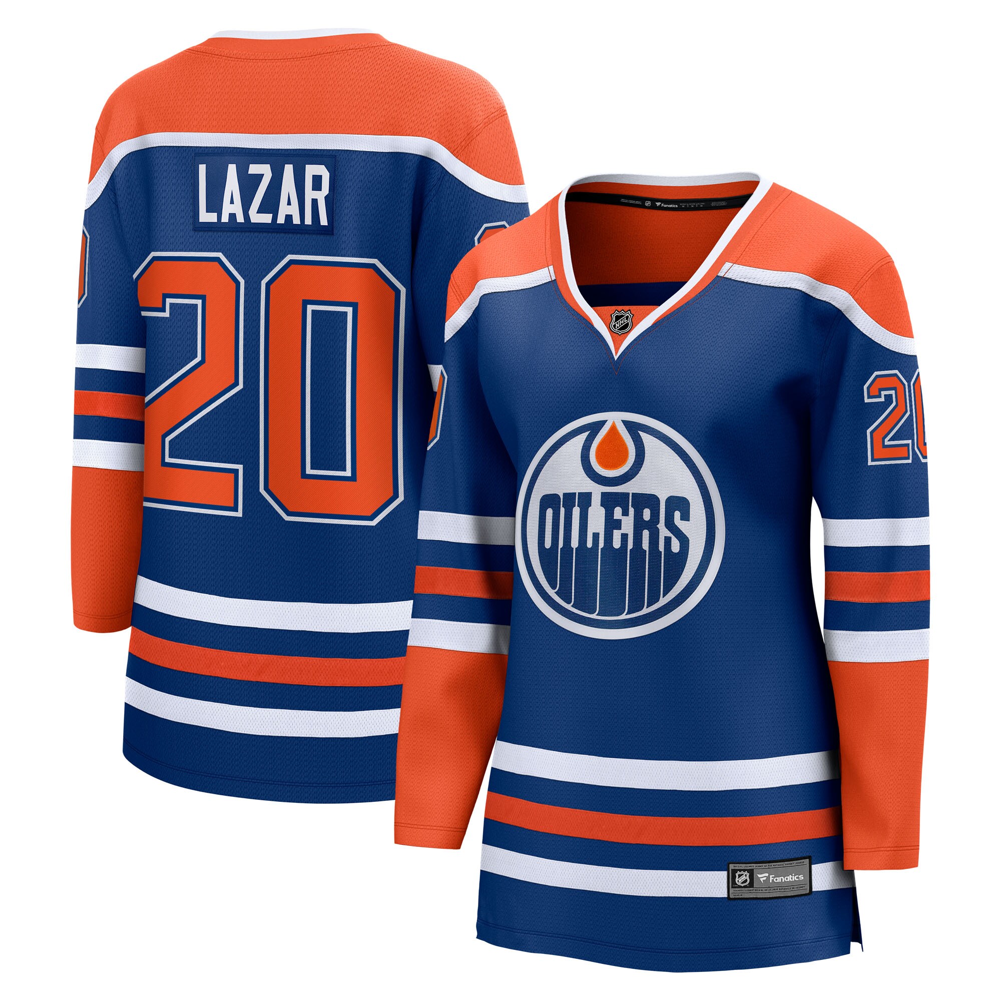 Curtis Lazar Edmonton Oilers Fanatics Women's Home Breakaway Jersey - Royal