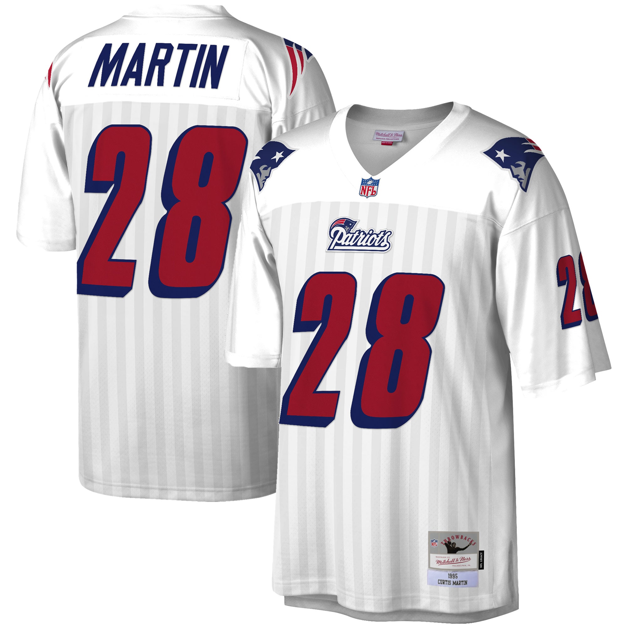 Curtis Martin New England Patriots Legacy Jersey - White