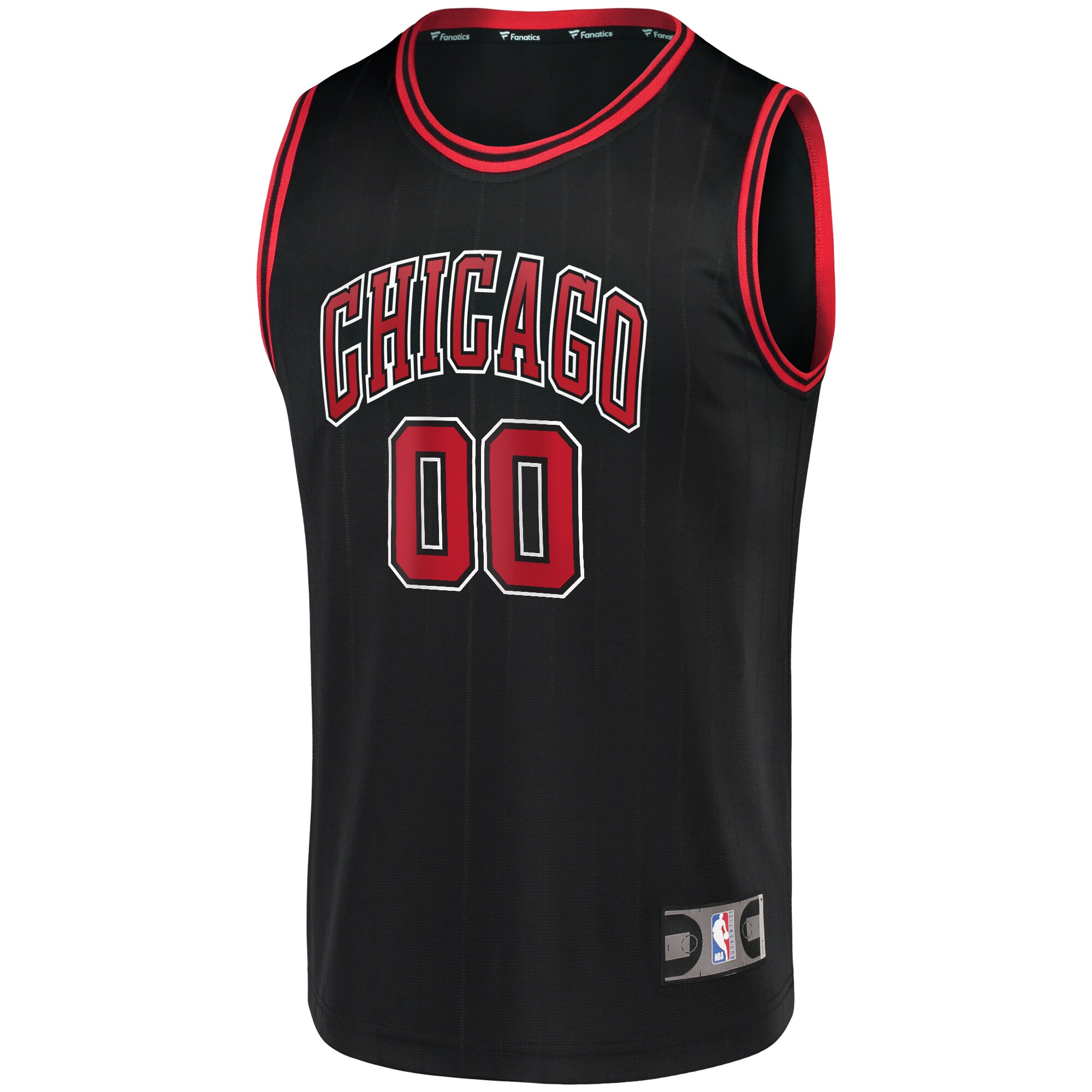 Alternative view of Custom Bulls Black Jersey - Custom Chicago Bulls Black Jersey 2