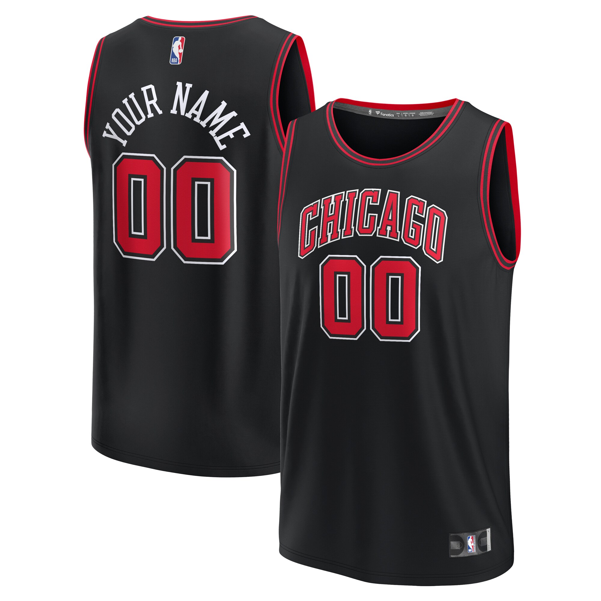 Custom Bulls Black Jersey - Custom Chicago Bulls Black Jersey
